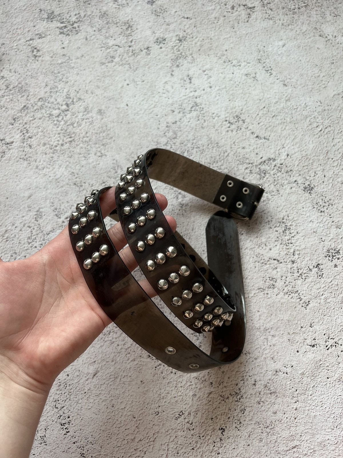 Japanese Brand × Vintage Vintage Y2K Rubber Belt / BB Simon style Size ONE SIZE - 5 Thumbnail