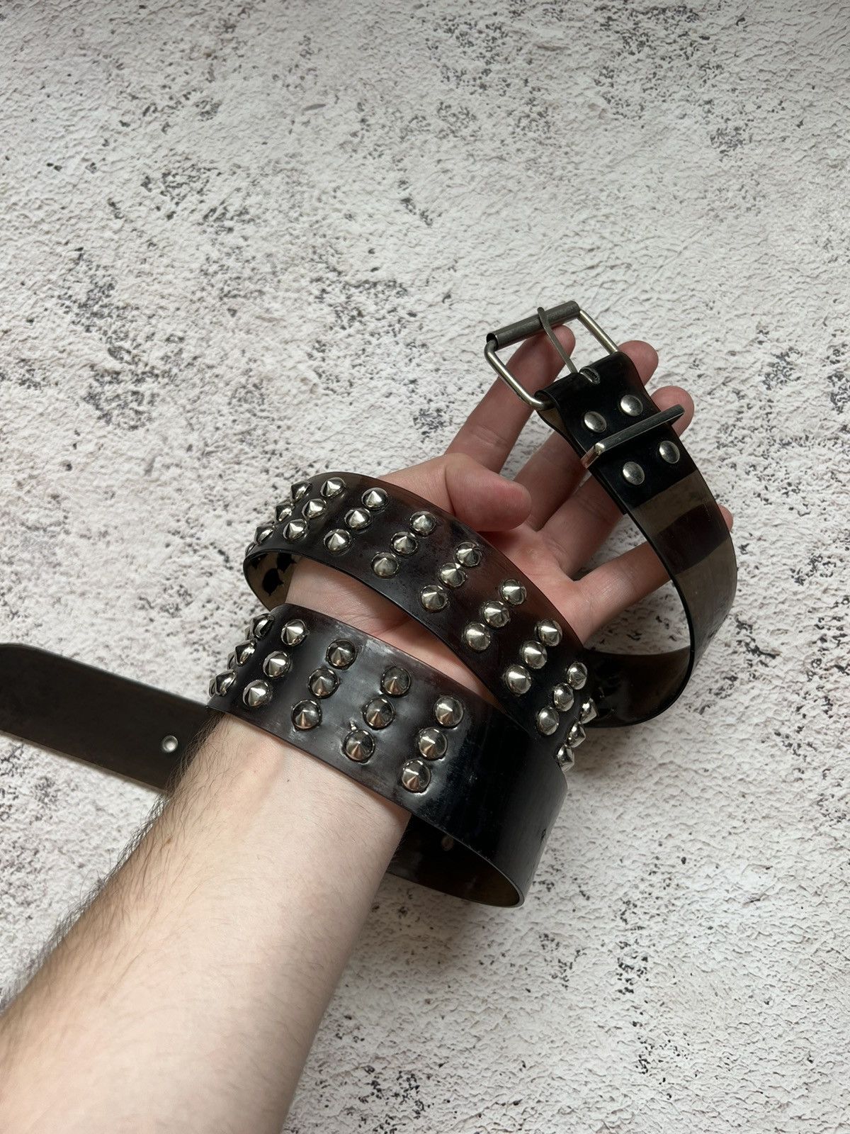 Japanese Brand × Vintage Vintage Y2K Rubber Belt / BB Simon style Size ONE SIZE - 8 Thumbnail