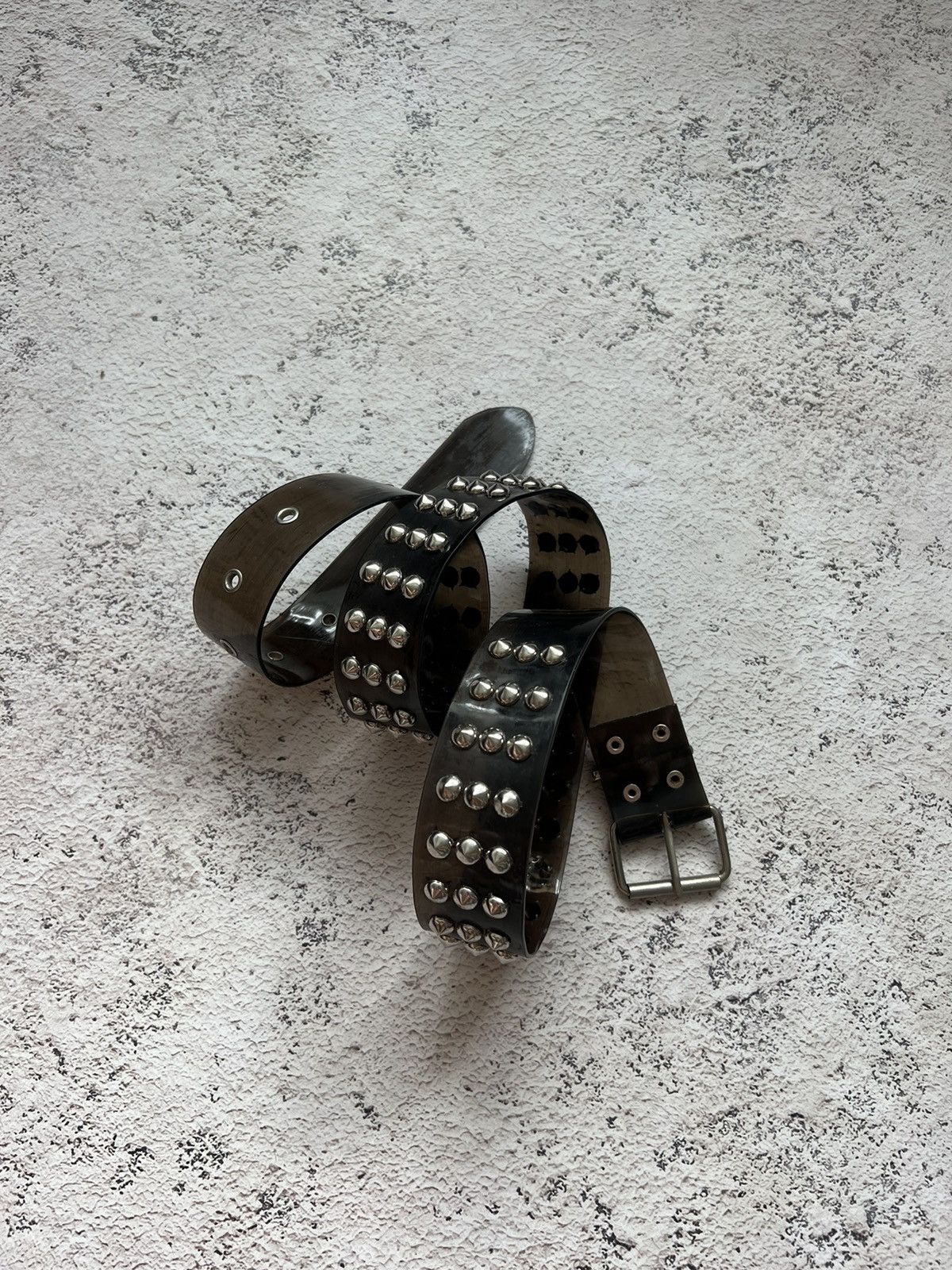 Japanese Brand × Vintage Vintage Y2K Rubber Belt / BB Simon style Size ONE SIZE - 2 Thumbnail