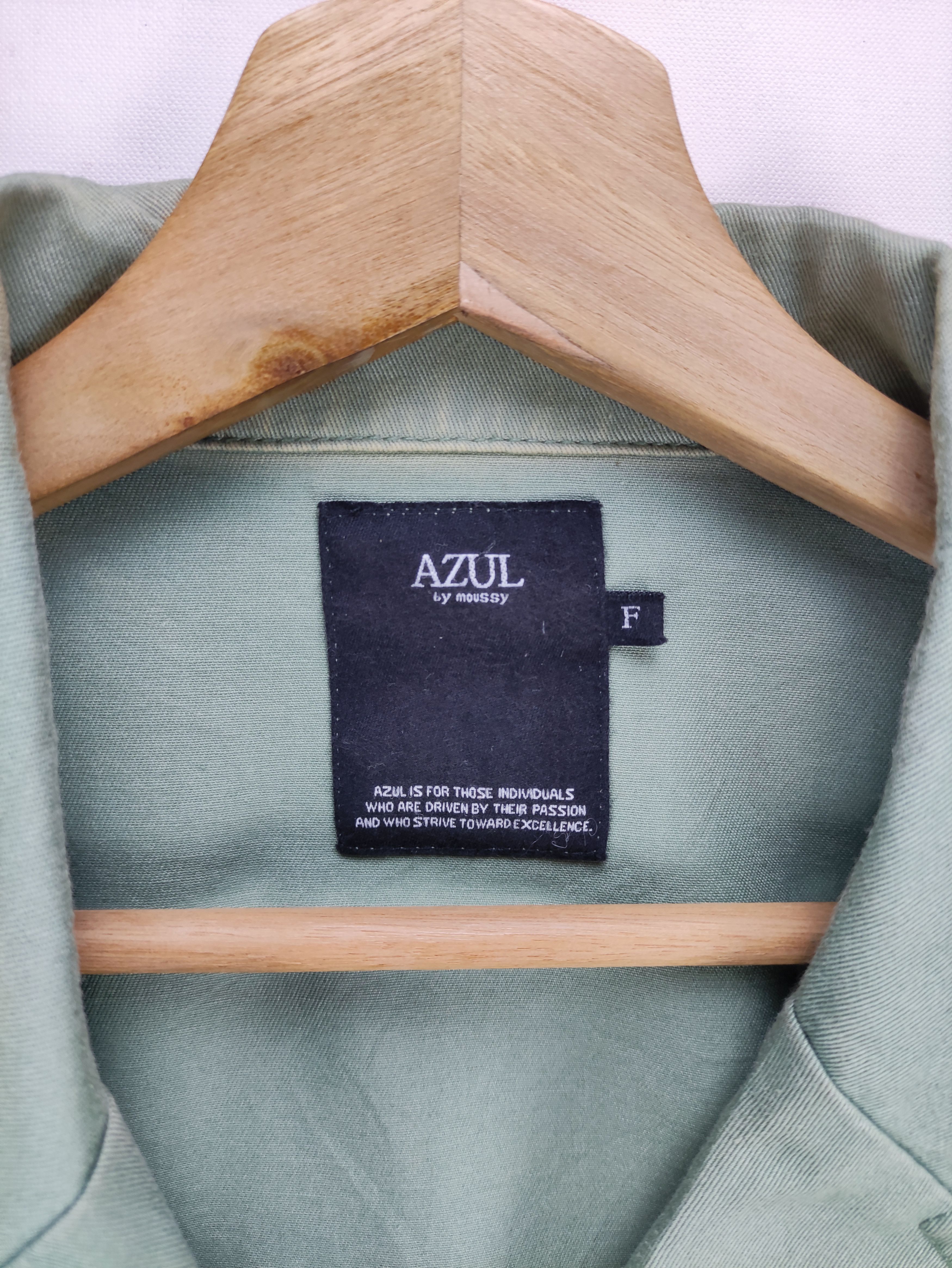 Japanese Brand Steals🔥Vintage Jacket Military Style Flower Pattern by Azul Size M / US 6-8 / IT 42-44 - 3 Thumbnail