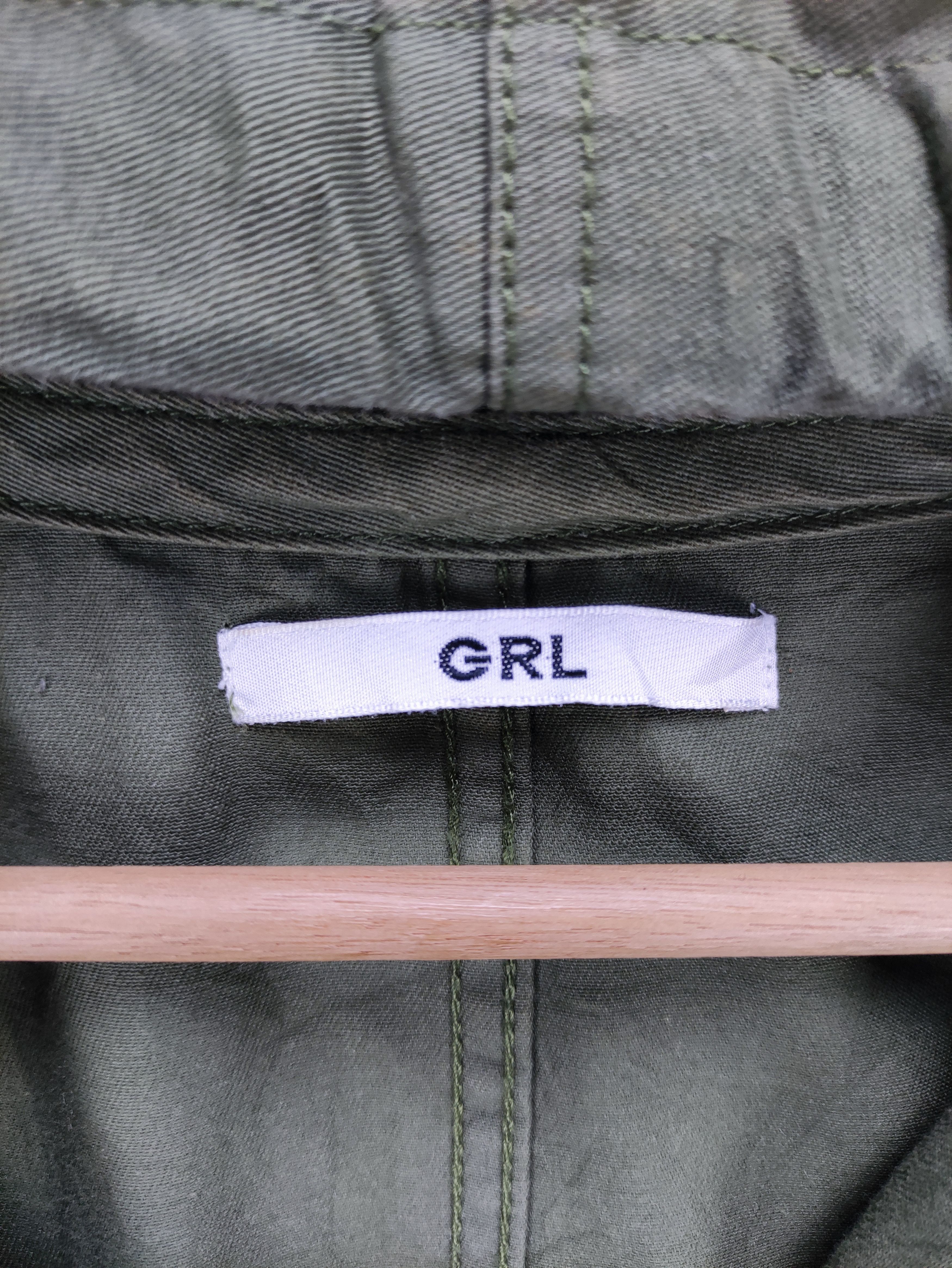 Japanese Brand Steals🔥Parka Jacket Hooded by GRL Militray Style Size M / US 6-8 / IT 42-44 - 3 Thumbnail
