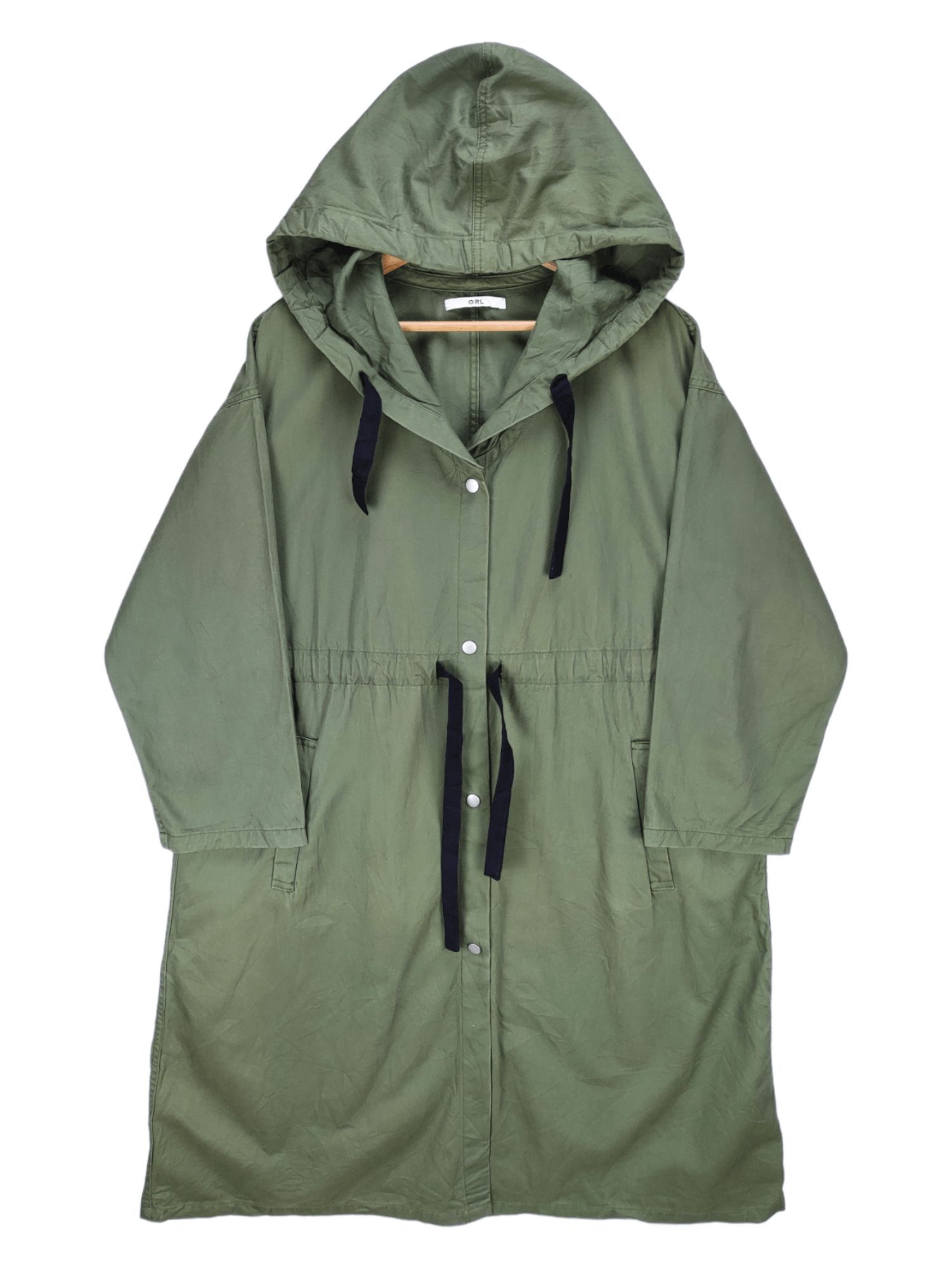 Japanese Brand Steals🔥Parka Jacket Hooded by GRL Militray Style Size M / US 6-8 / IT 42-44 - 9 Thumbnail