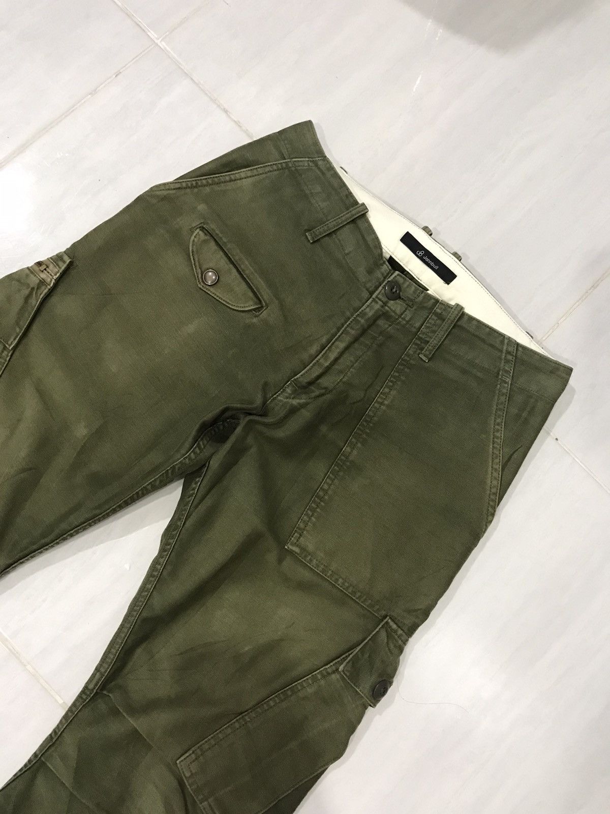 Japanese Brand Vintage Johnbull Japan Military SplitSide Design Cargo Pant Size US 28 / EU 44 - 8 Thumbnail