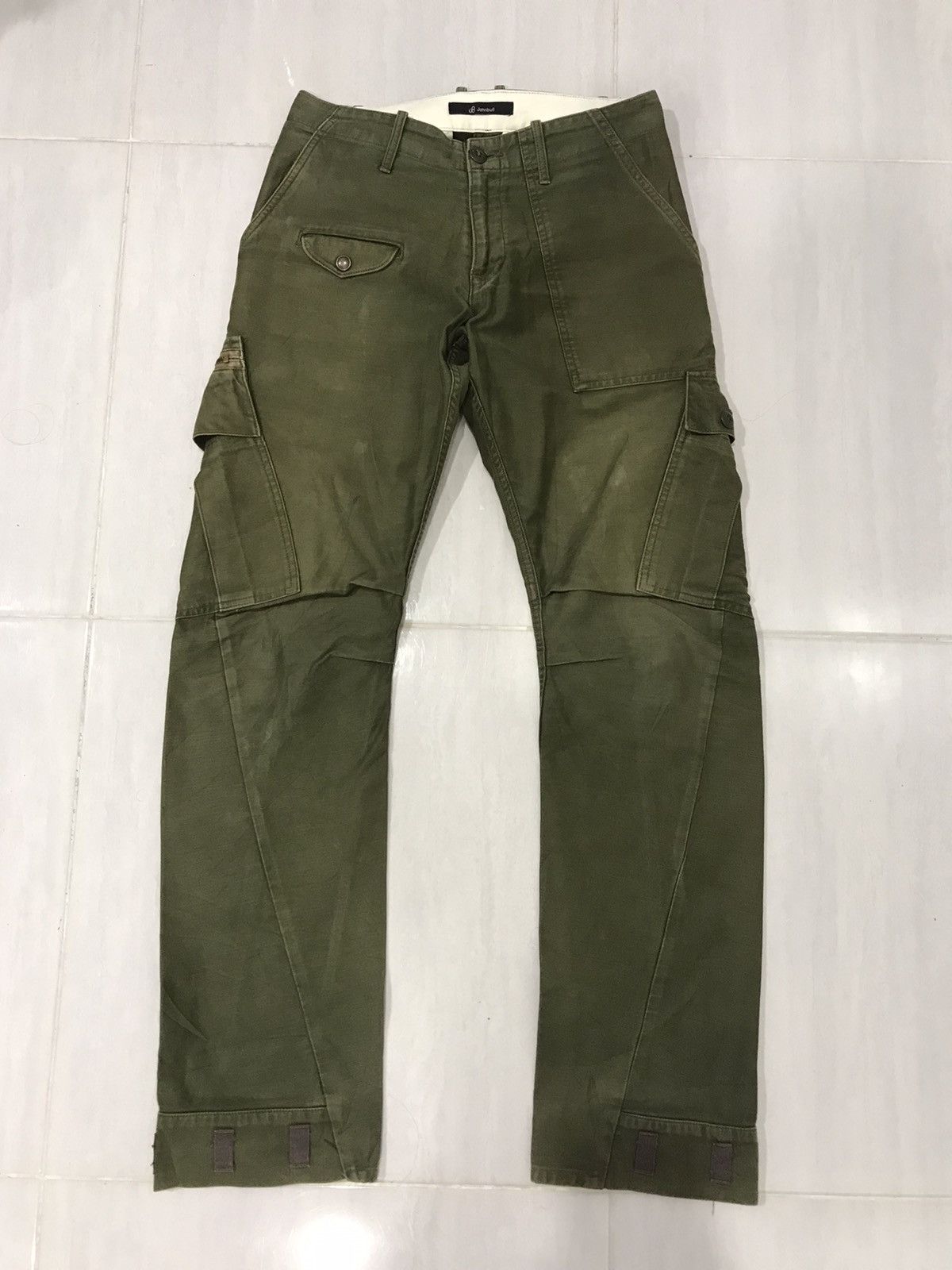 Japanese Brand Vintage Johnbull Japan Military SplitSide Design Cargo Pant Size US 28 / EU 44 - 3 Thumbnail