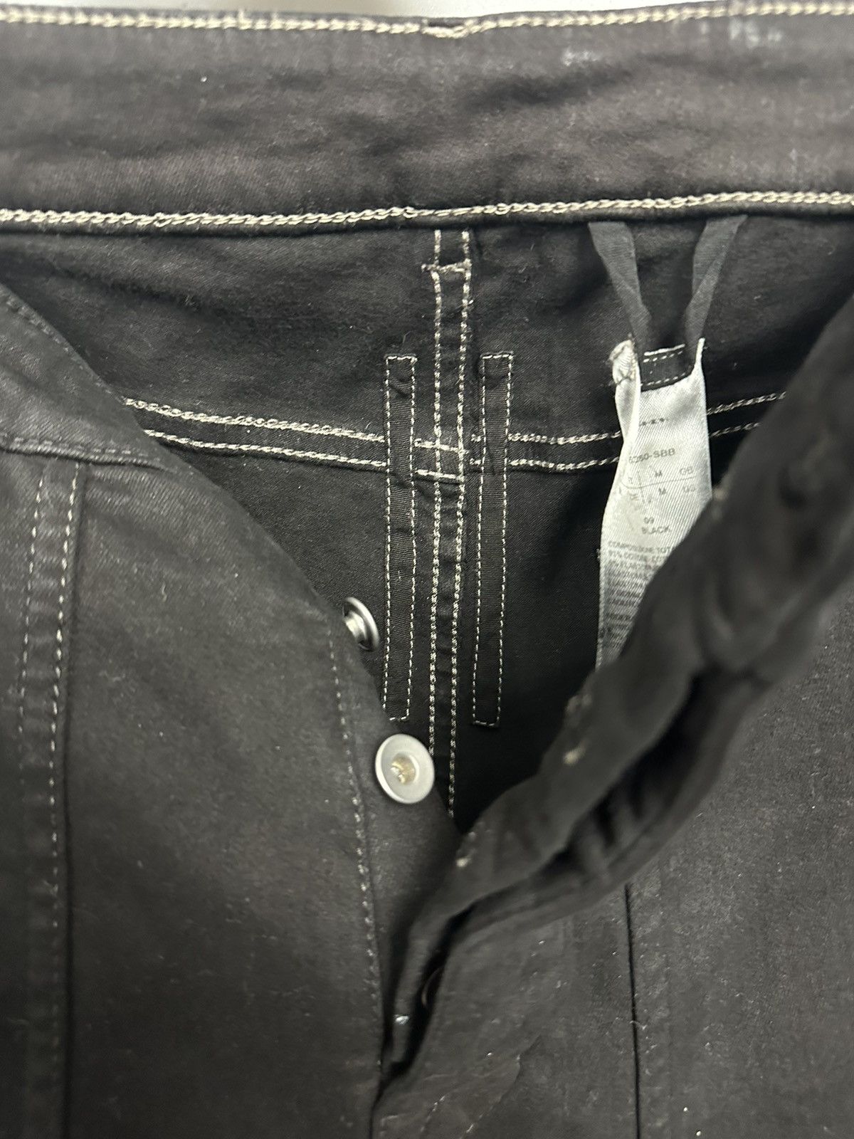 Rick Owens DRKSHDW Light Waxed Nagakin Cut Denim Size US 30 / EU 46 - 5 Thumbnail