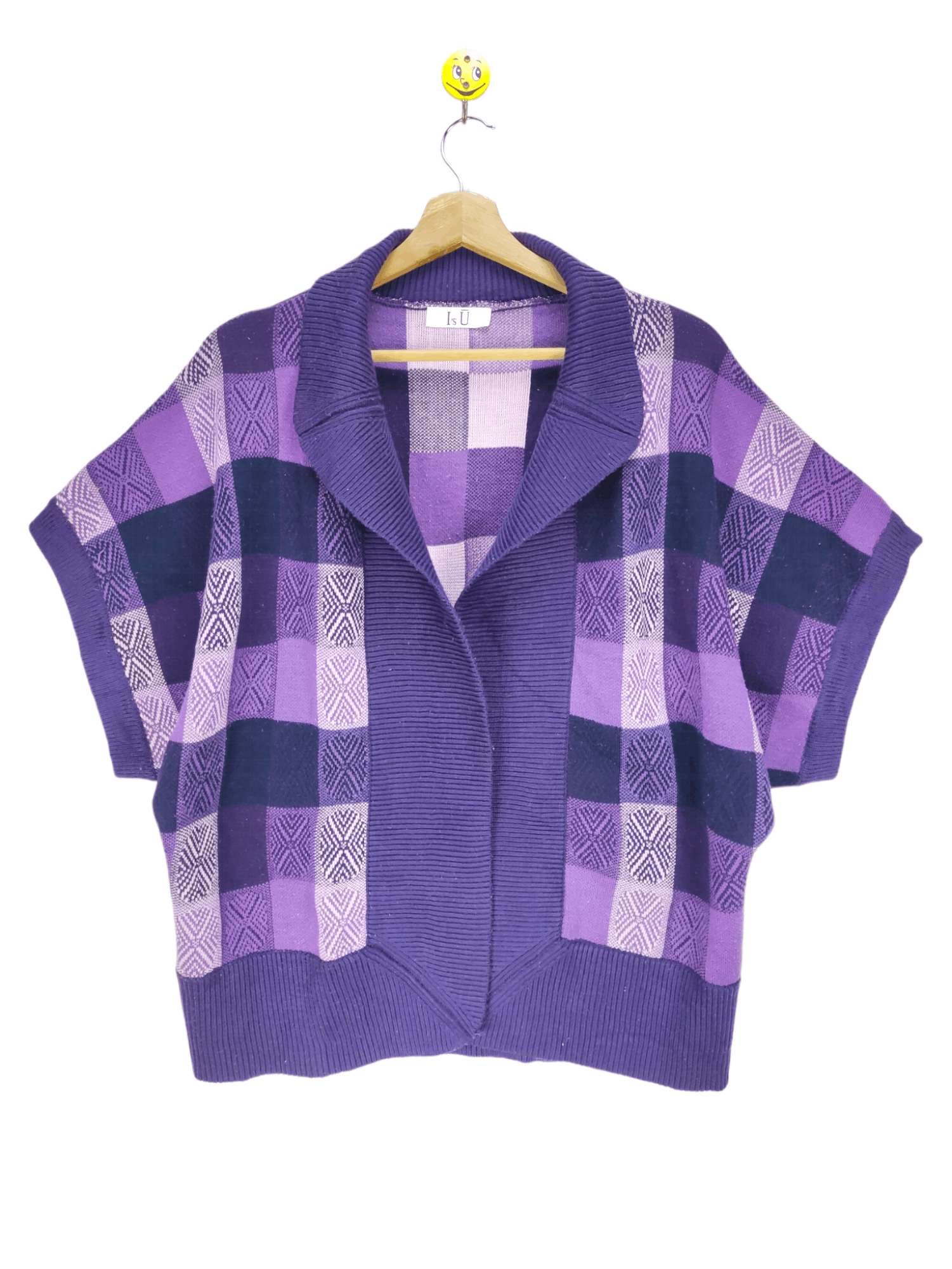 Japanese Brand × Vintage Steals🔥Vintage Knit Cardigan Sweater by I's U Size L / US 10 / IT 46 - 1 Thumbnail