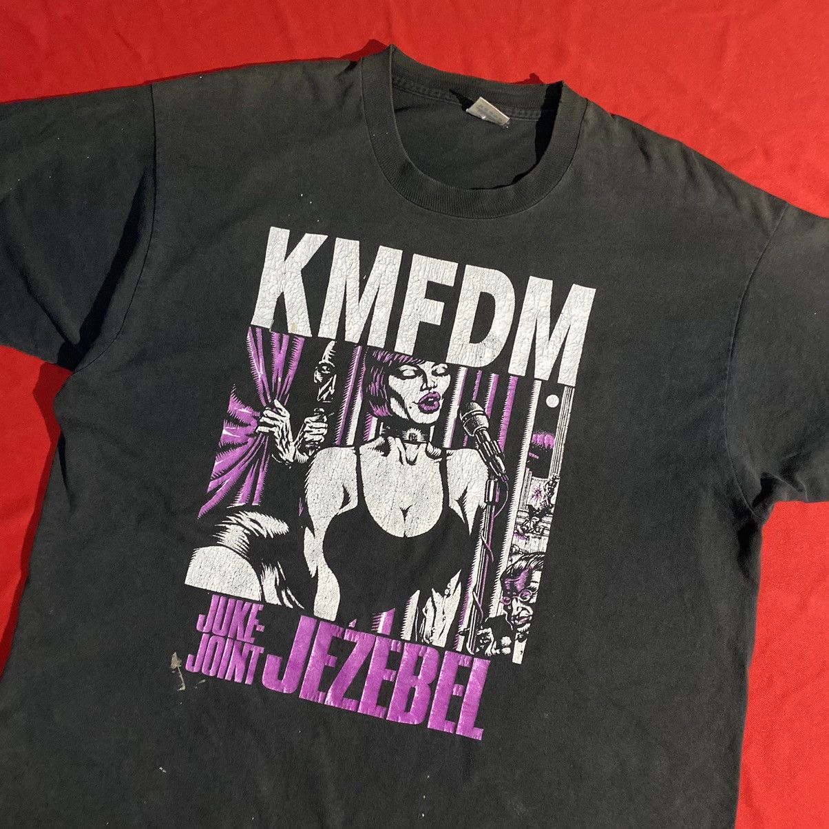 Vintage 90s KMFDM Juke Joint Jezebel Tee