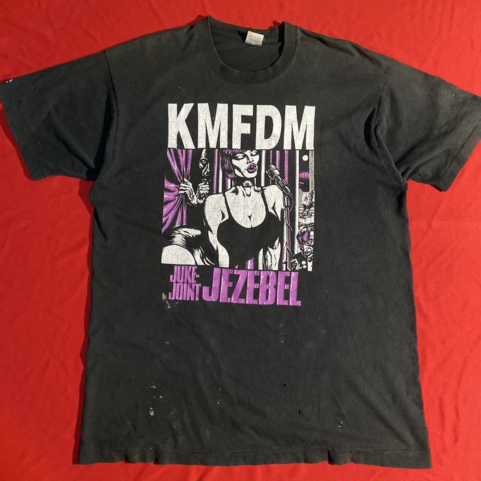 Vintage Vintage 90s KMFDM Juke Joint Jezebel Tee Grailed