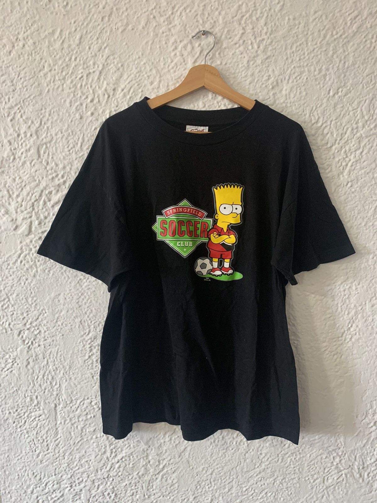 The Simpsons 2003 Bart Simpson Springfield Soccer Club Tee Size US L / EU 52-54 / 3 - 1 Thumbnail