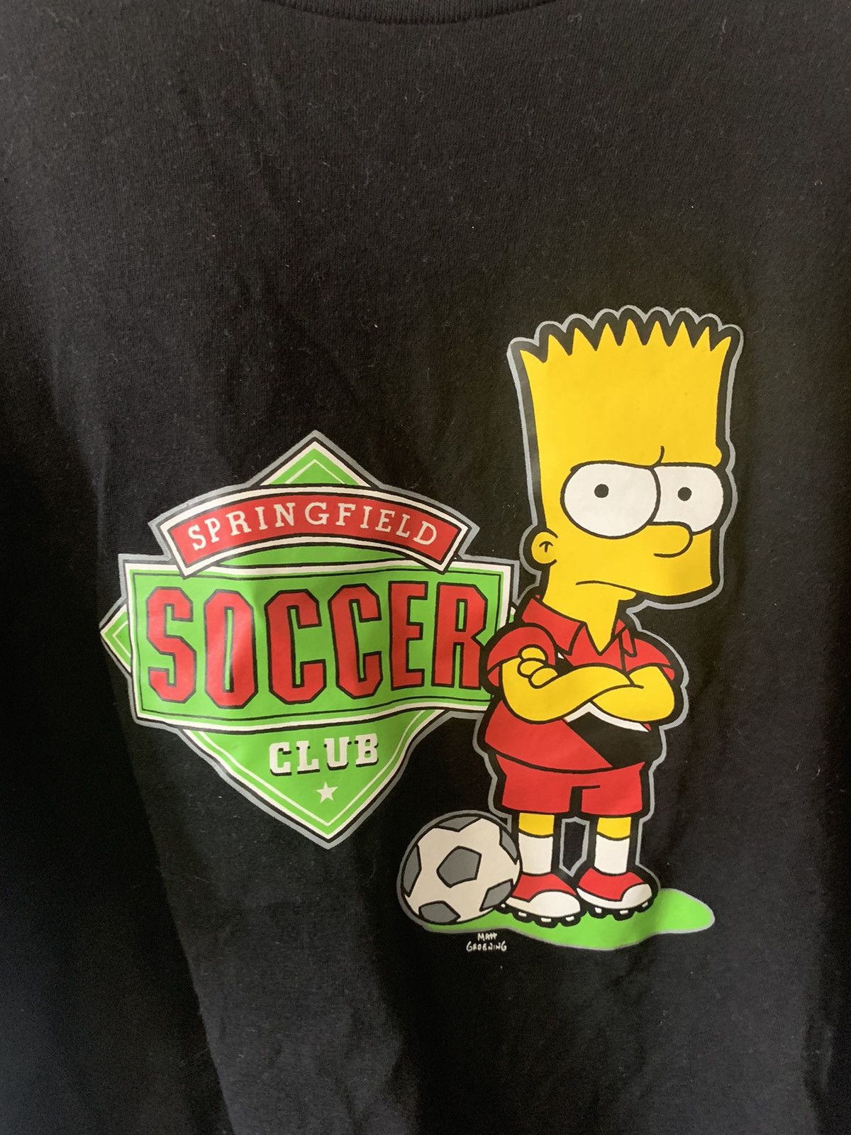 The Simpsons 2003 Bart Simpson Springfield Soccer Club Tee Size US L / EU 52-54 / 3 - 3 Thumbnail