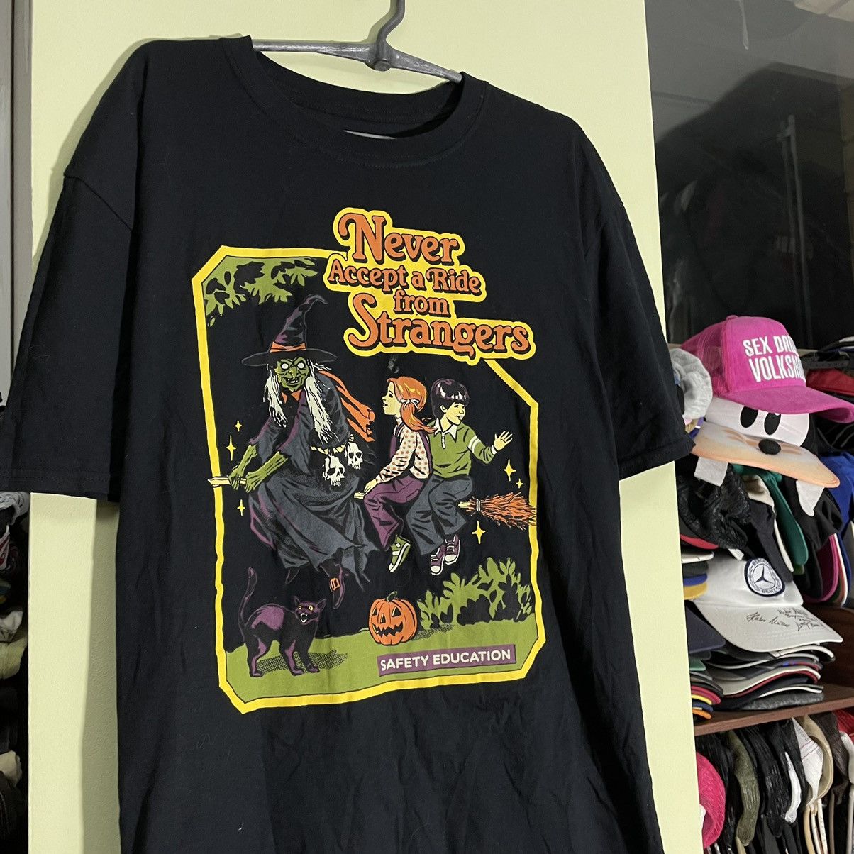 Vintage Vintage Y2K Horror Graphic Tee Sun Faded Black Grunge Slim L Size US L / EU 52-54 / 3 - 1 Thumbnail