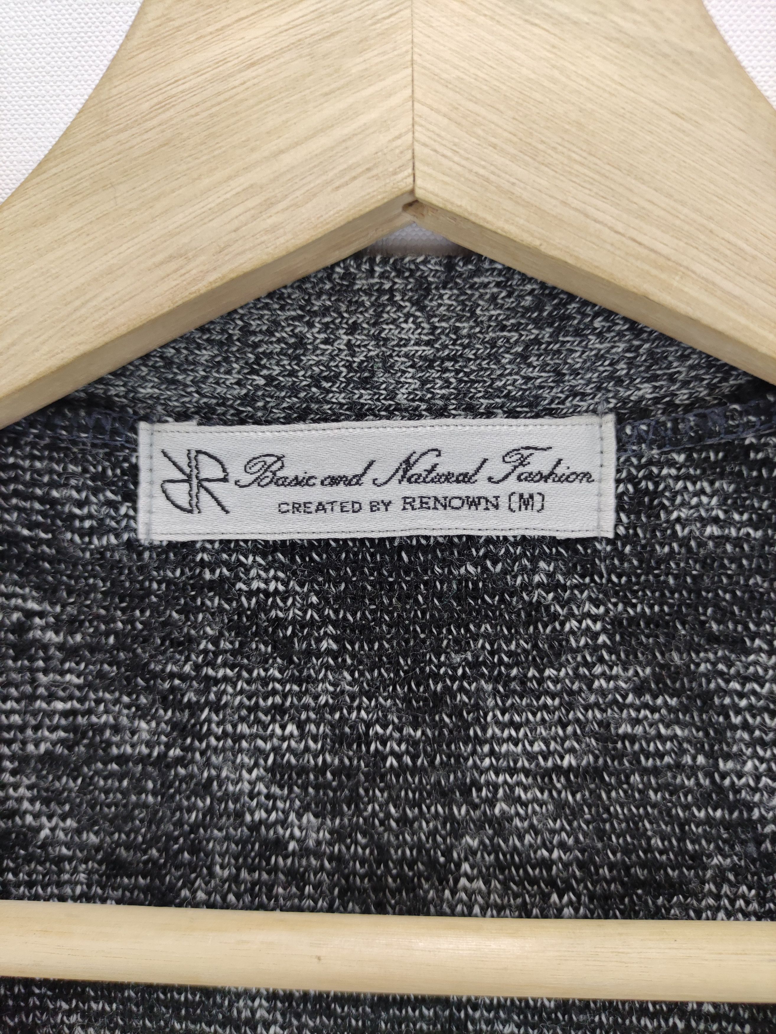 Aran Isles Knitwear Vintage Renown Houndstooth Cardigan Knit Sweater Size M / US 6-8 / IT 42-44 - 3 Thumbnail