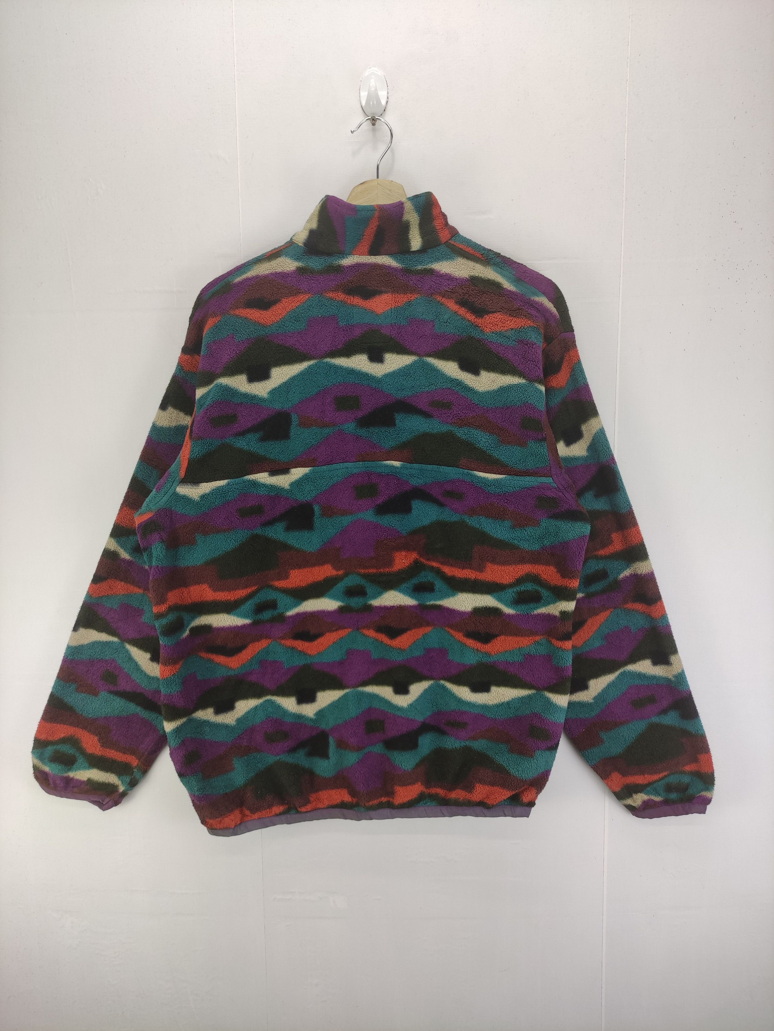 Jack Wolfskin Vintage Jack Wolfskins Fleece Multicolour Sweater Half Zip Size US L / EU 52-54 / 3 - 9 Thumbnail