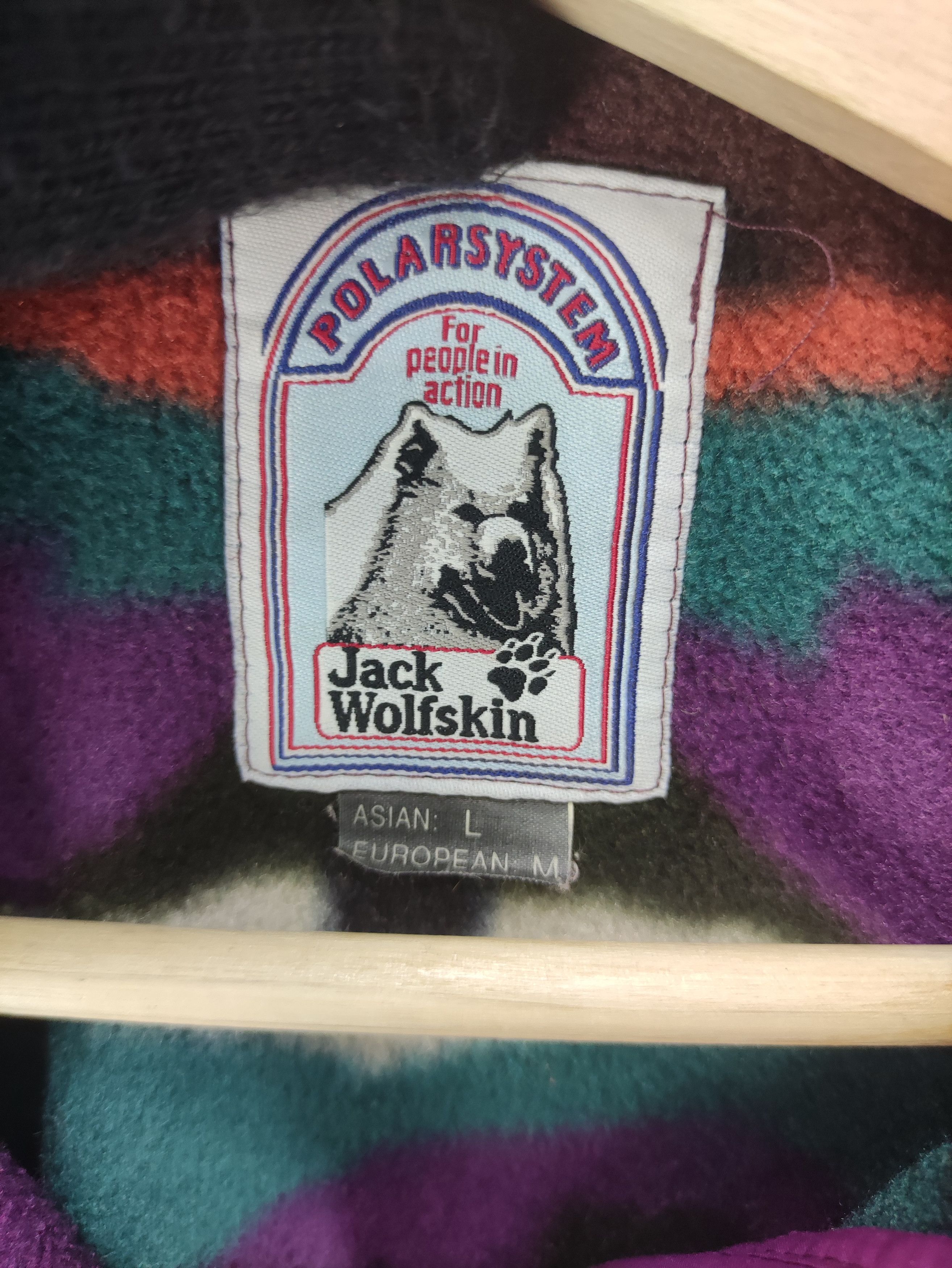 Jack Wolfskin Vintage Jack Wolfskins Fleece Multicolour Sweater Half Zip Size US L / EU 52-54 / 3 - 3 Thumbnail
