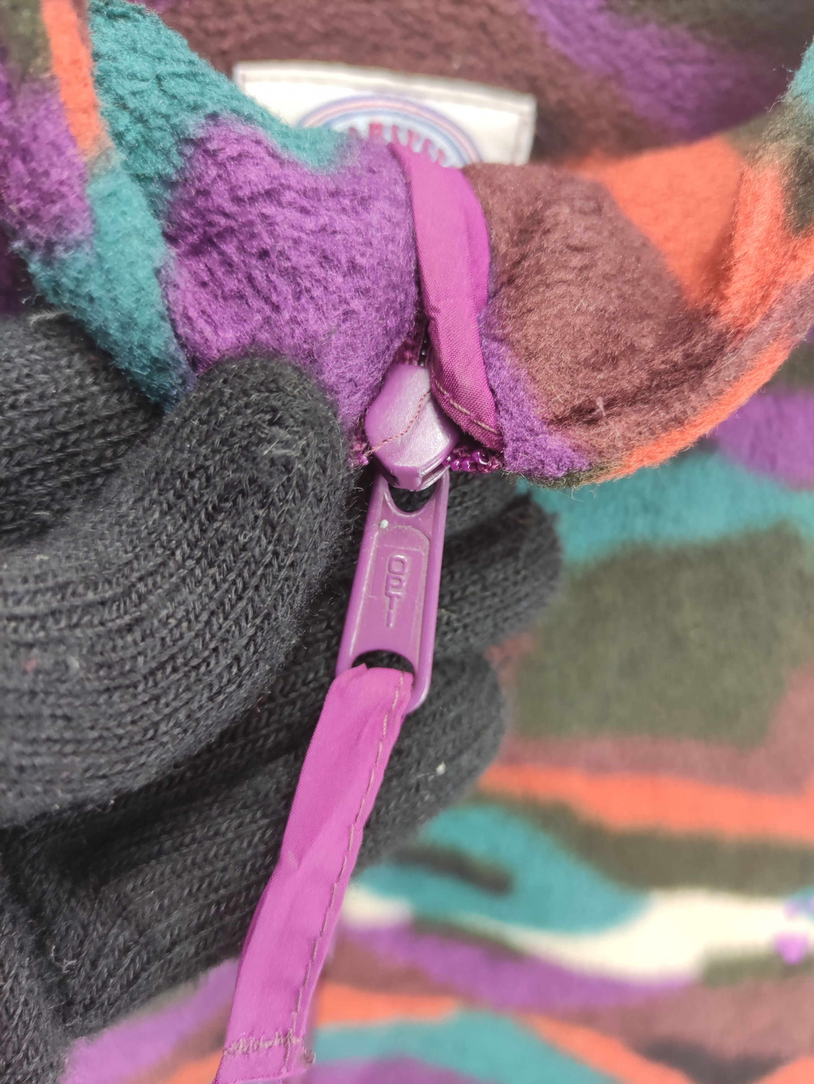 Jack Wolfskin Vintage Jack Wolfskins Fleece Multicolour Sweater Half Zip Size US L / EU 52-54 / 3 - 2 Thumbnail