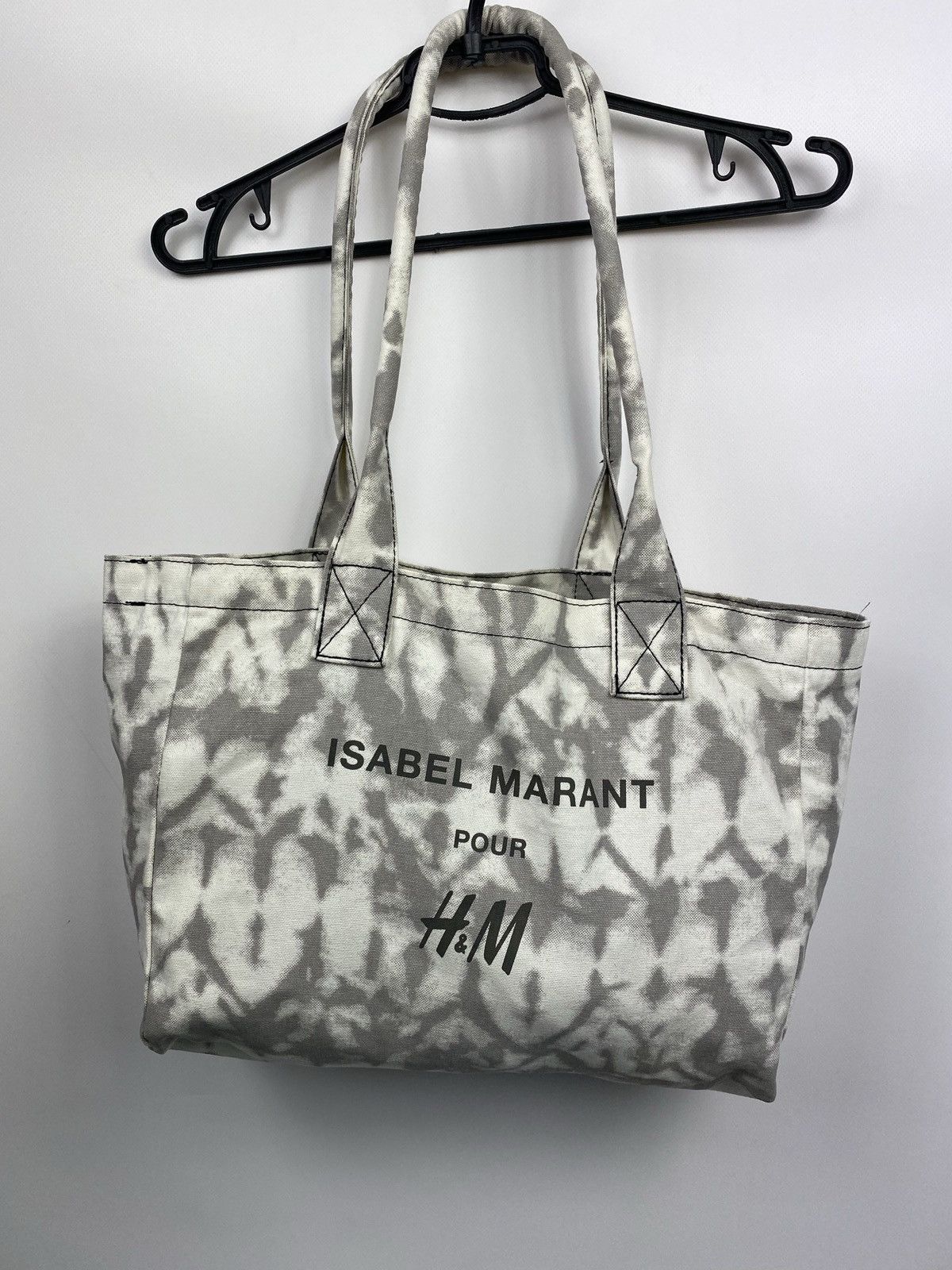 H&M × Isabel Marant Isabel Marant pour H&M shopper shoulder Tote bag creme white Size ONE SIZE - 5 Thumbnail