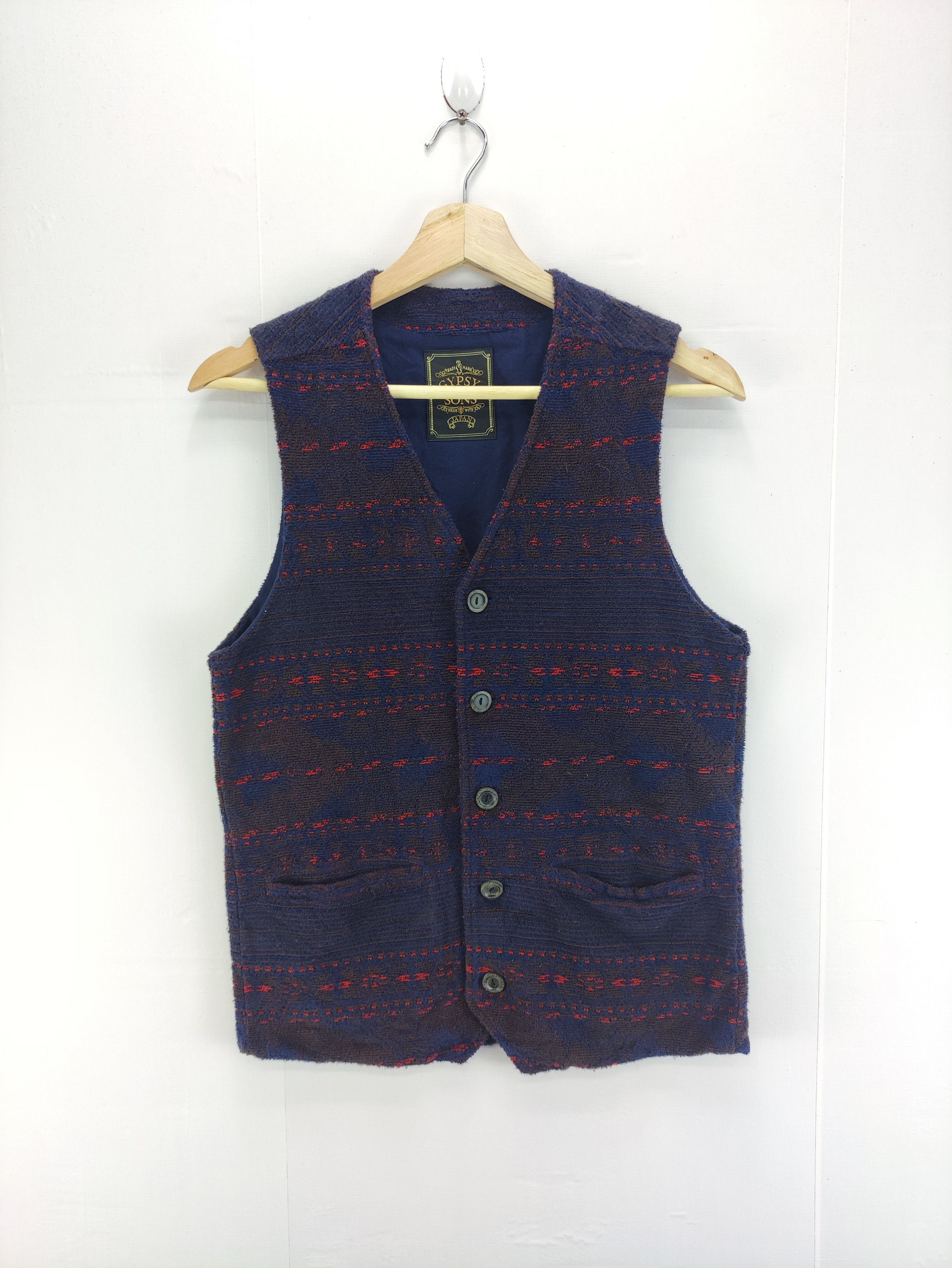 Gypsy Vintage Gypsy&Sons Vest Fleece Button Up Size US XS / EU 42 / 0 - 1 Thumbnail