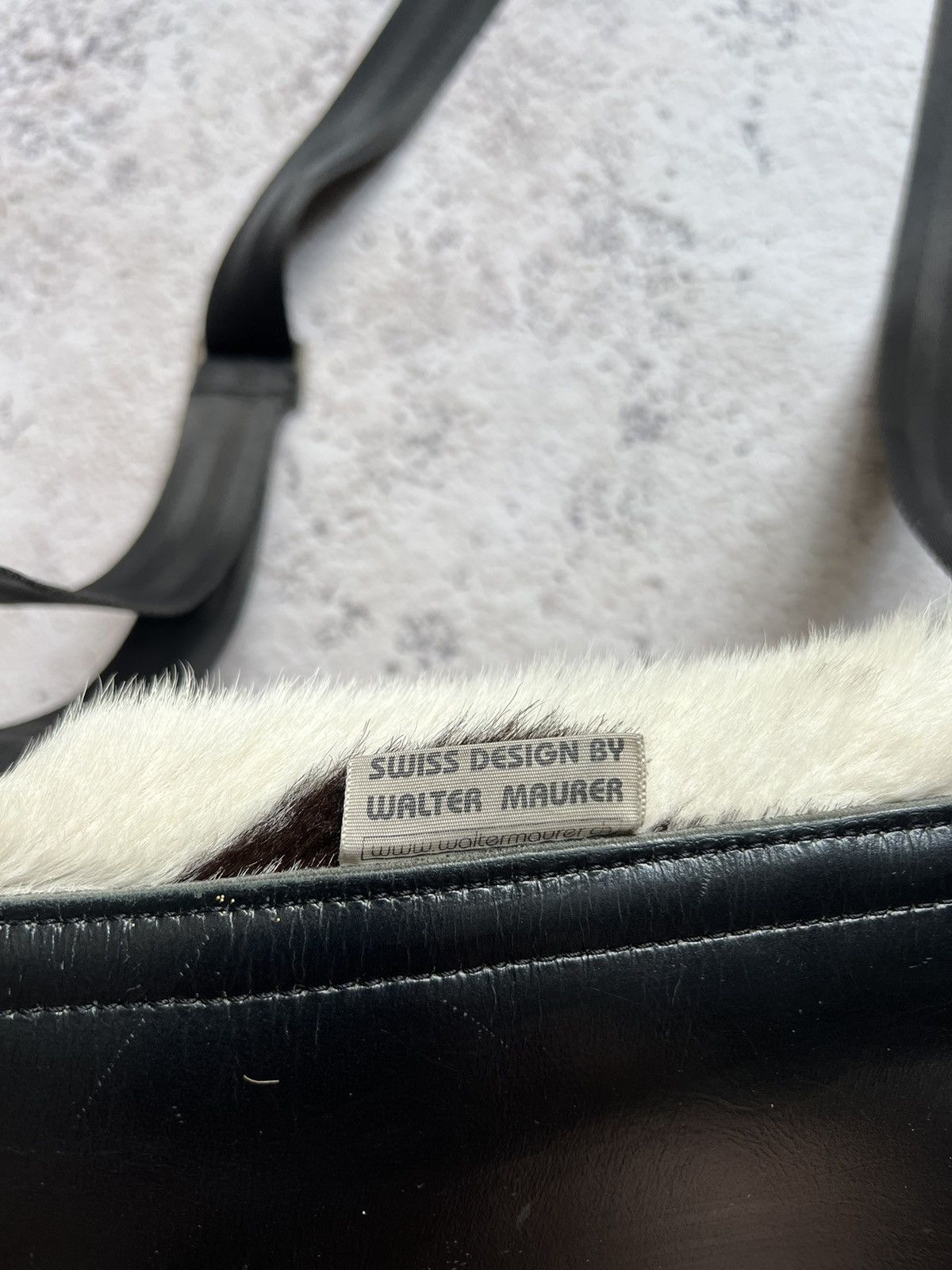 Designer × Vintage Vintage Y2K “Cow” Print Horsehair Crossbody Bag Size ONE SIZE - 5 Thumbnail
