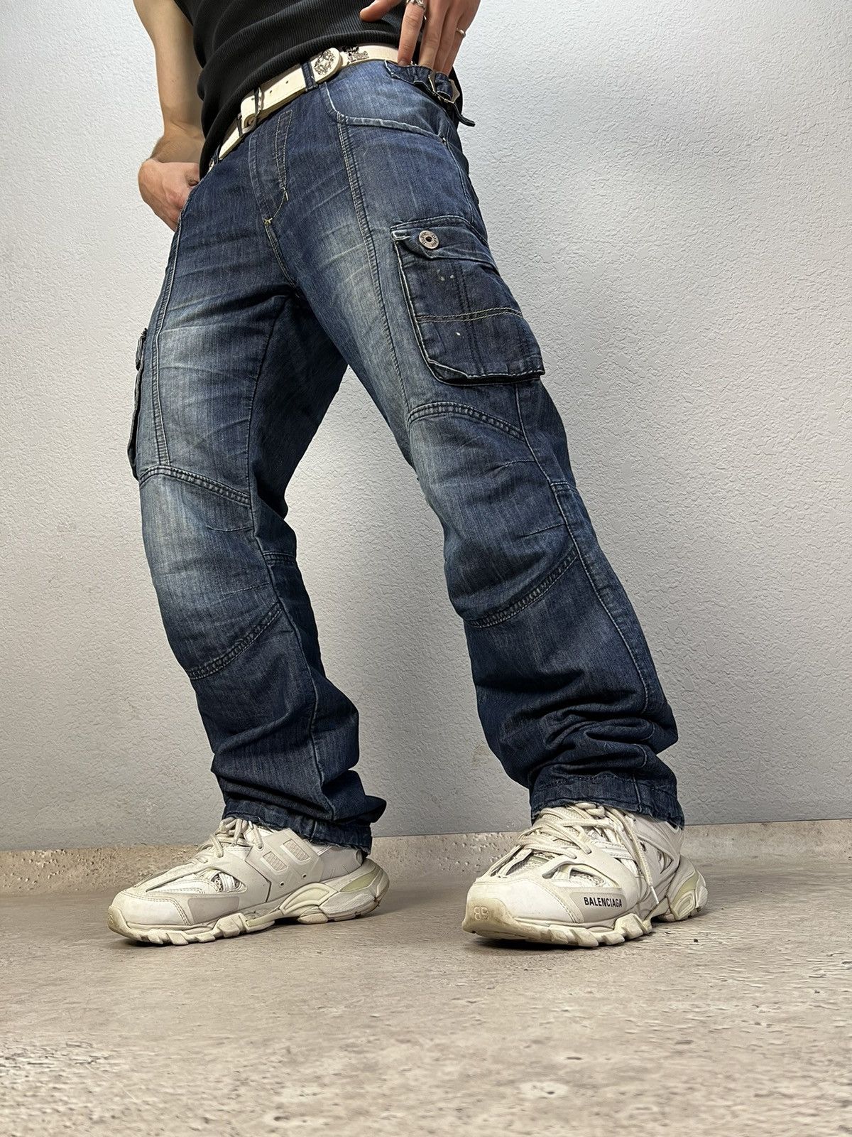 Vintage Y2K Diesel multipocket Pants denim distressed