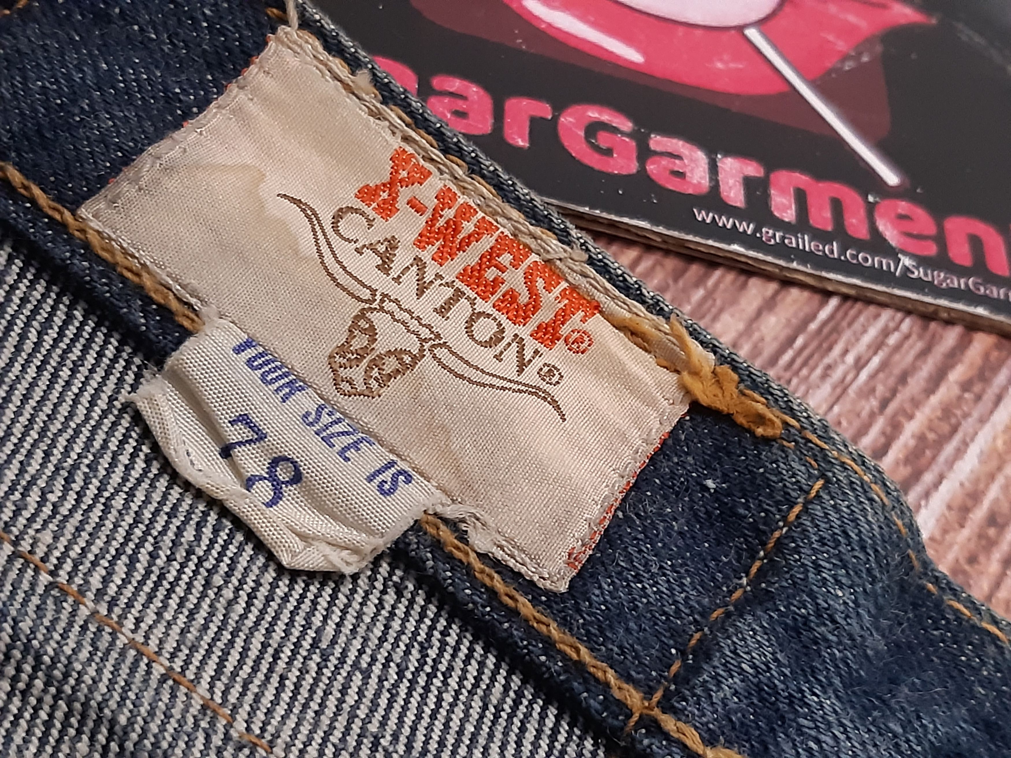 Other Bell Bottom Flare Bootcut jeans Canton Vintage Scovill Size US 32 / EU 48 - 9 Thumbnail