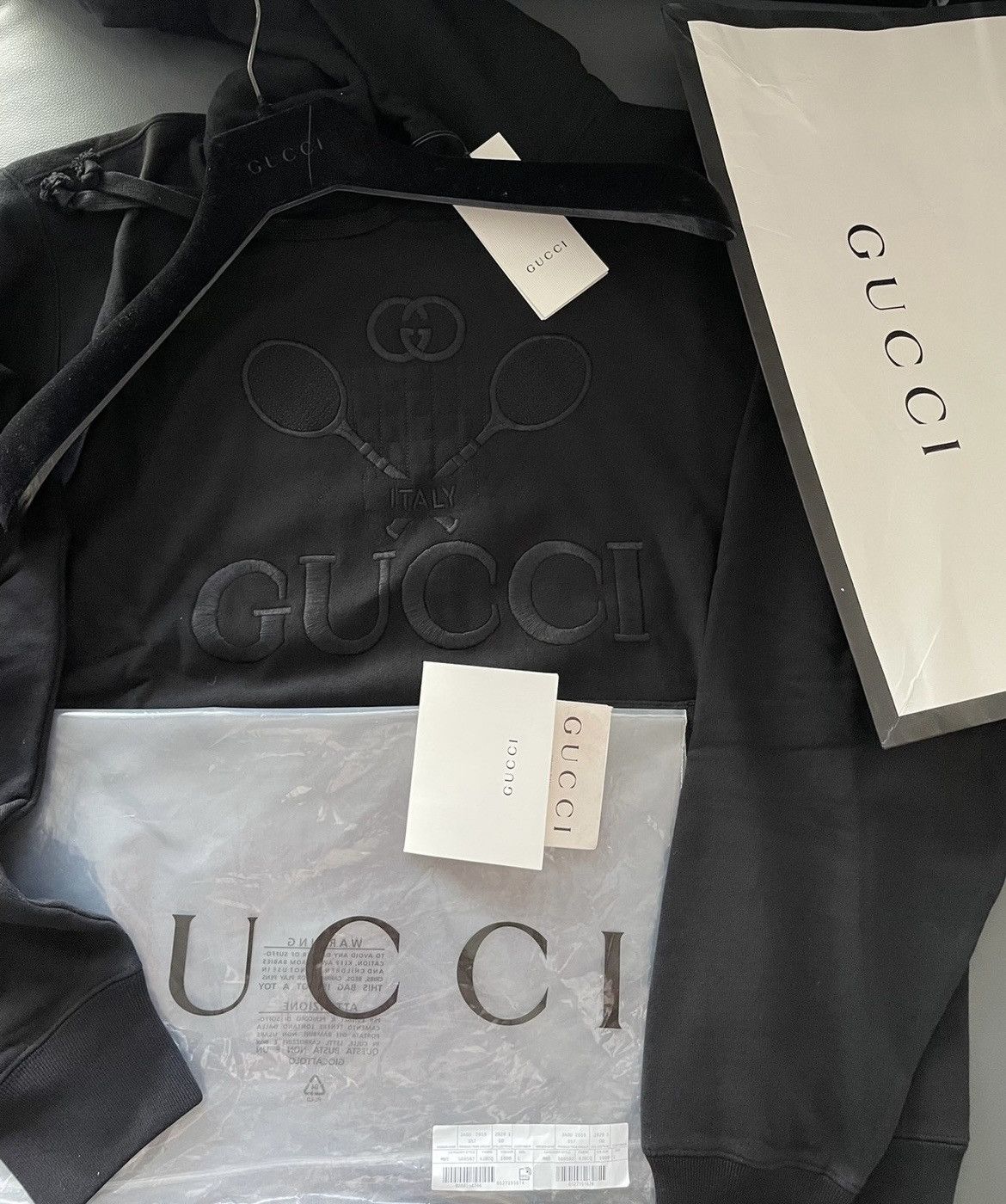 Gucci Super Runway Limited Tennis Logo Embroidery Gucci Hoodie Size US XL / EU 56 / 4 - 8 Thumbnail