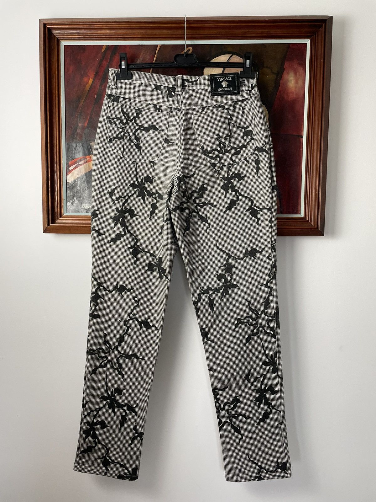 Versace Jeans Couture Versace Jeans Couture Fullprint Pant Luxury Rare Designer Size US 34 / EU 50 - 1 Thumbnail