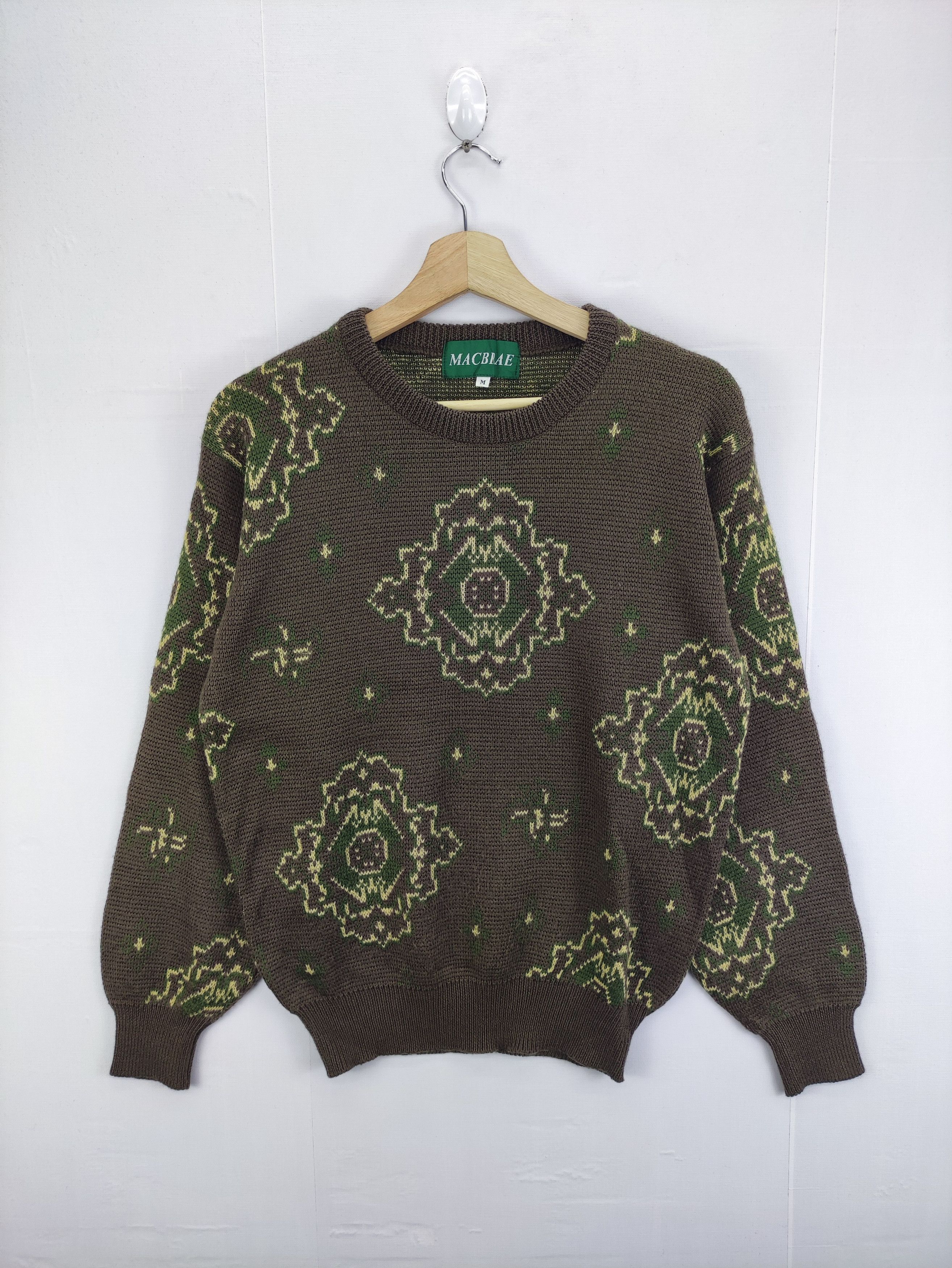 Aran Isles Knitwear Vintage Knit Sweater Crewneck Macbrae Jumper Size US M / EU 48-50 / 2 - 1 Thumbnail