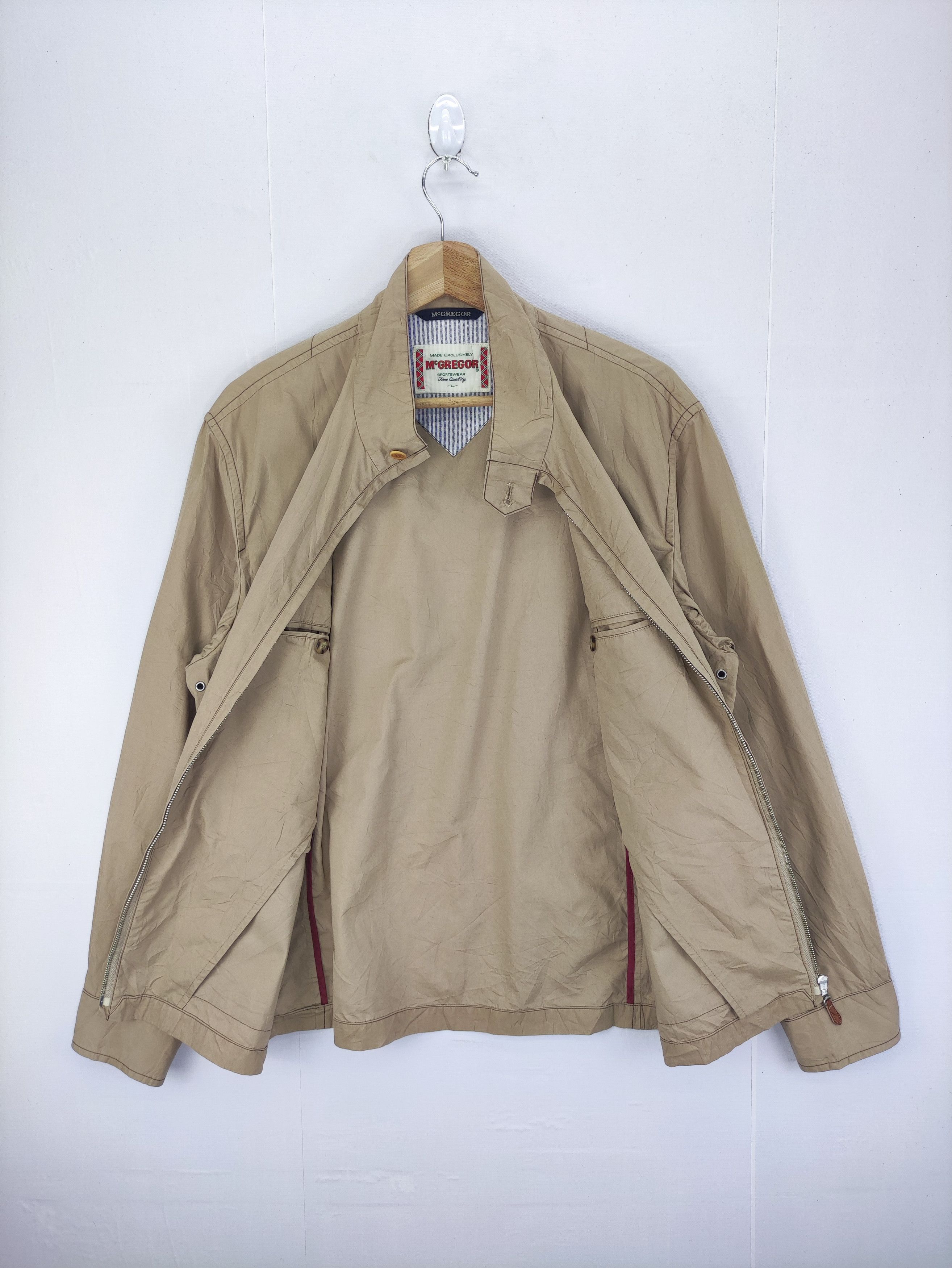 McGregor Vintage Mcgregor Casual Jacket Zipper Size US L / EU 52-54 / 3 - 3 Thumbnail
