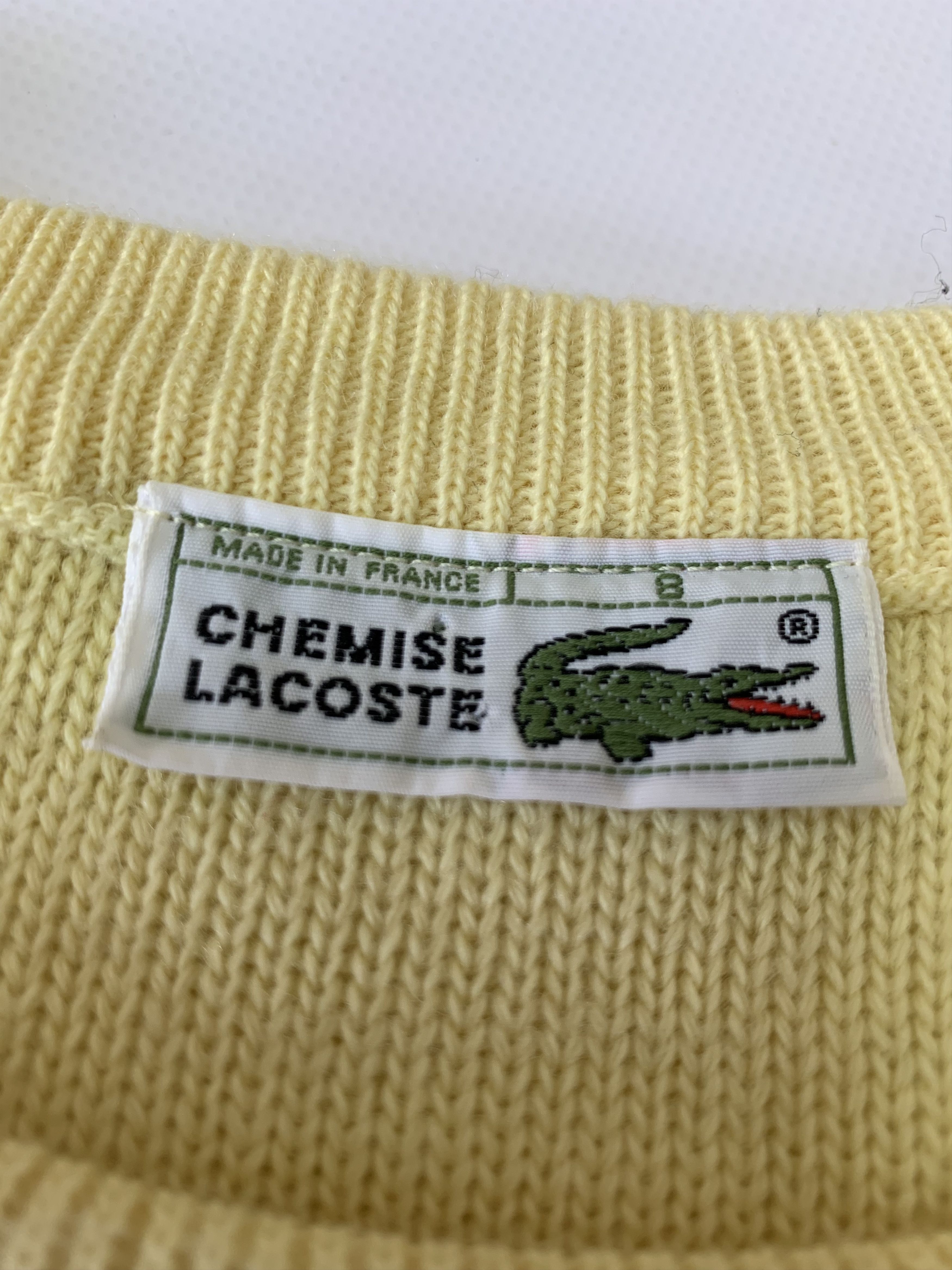 Lacoste × Vintage Chemise Lacoste vintage knitted sweater pullover Size US XXL / EU 58 / 5 - 6 Thumbnail