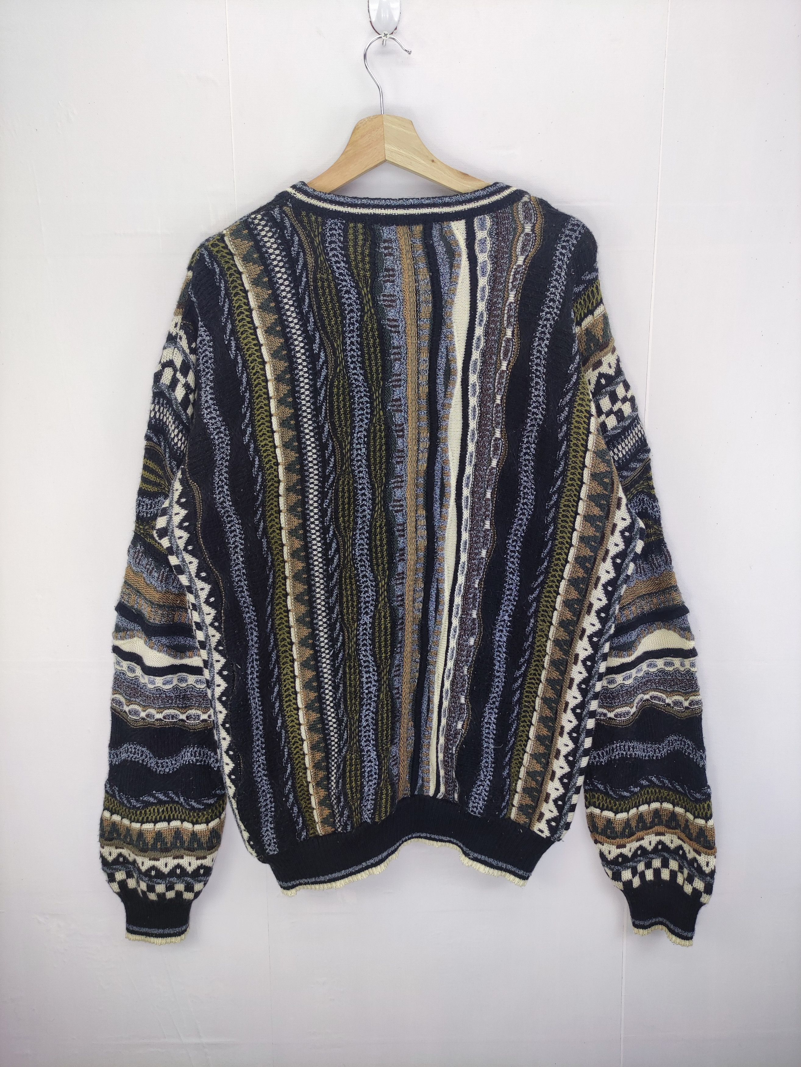 Aran Isles Knitwear Vintage Arnaldo Bassini Coogi Style knit Sweater Size US L / EU 52-54 / 3 - 6 Thumbnail