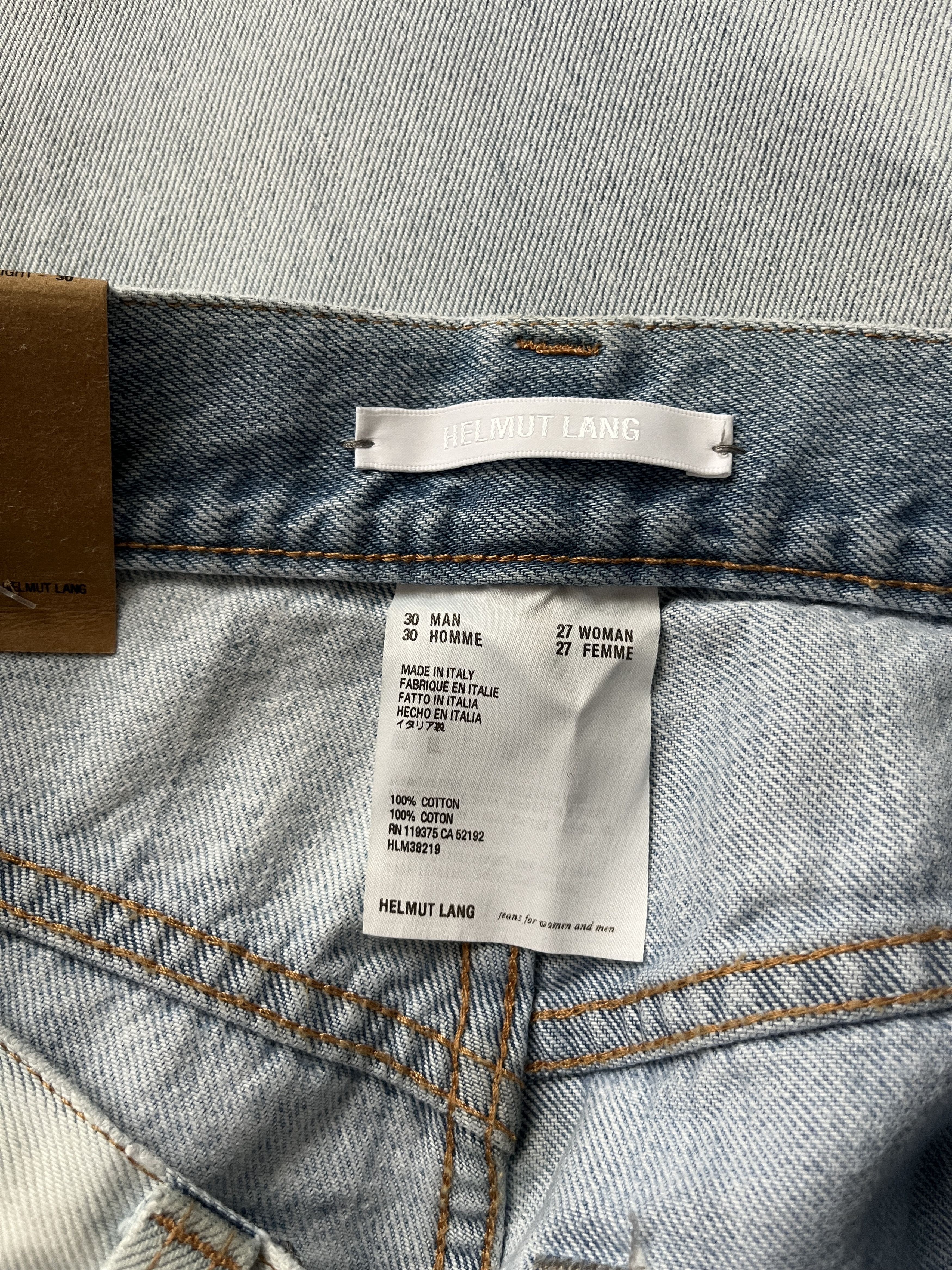 Helmut Lang ⚡️QUICK SALE⚡️Helmut Lang Blue Masc Hi Straight Jeans Pants Size US 30 / EU 46 - 5 Thumbnail