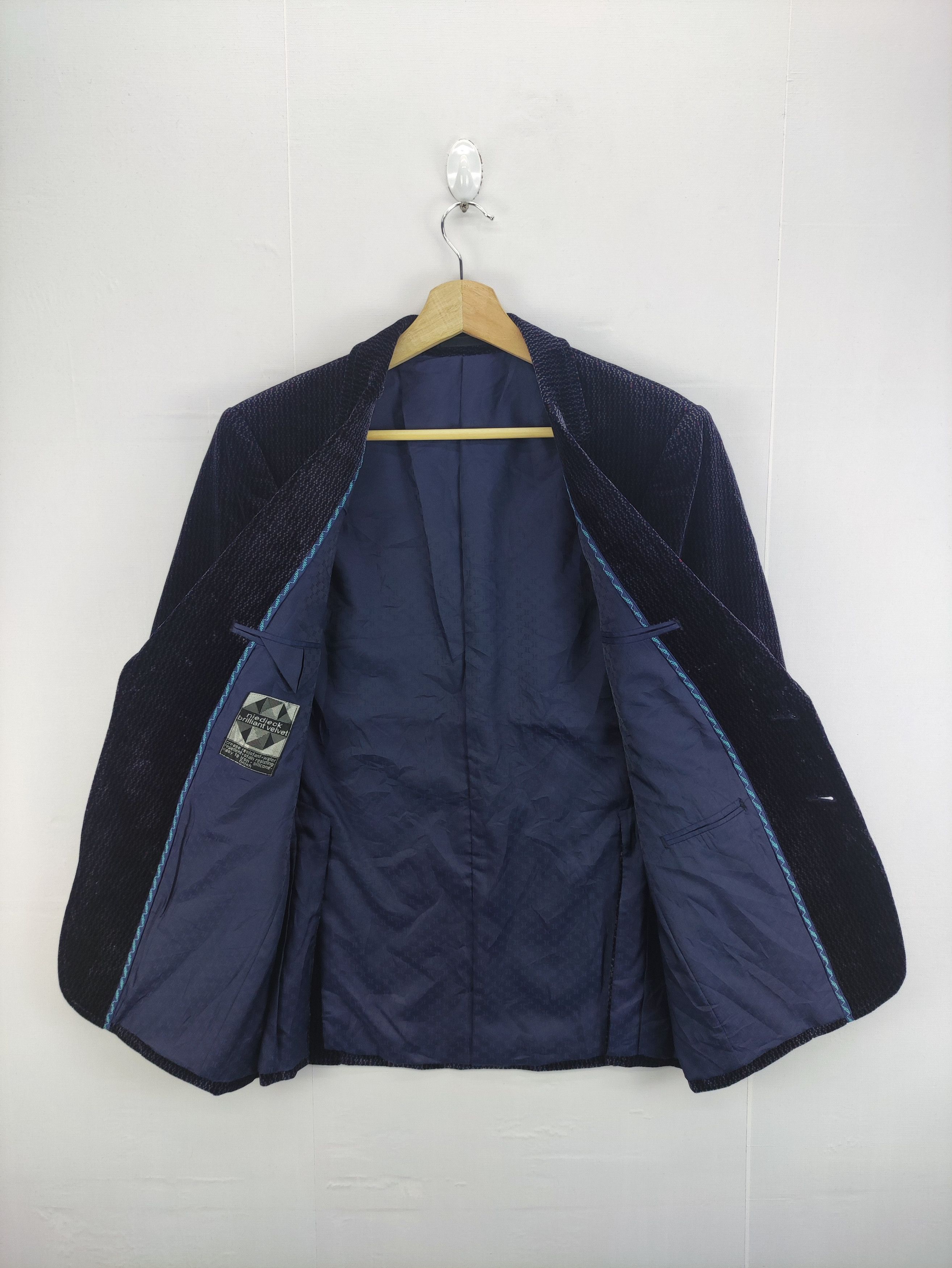 Vintage Vintage Niedieck Brilliant Velvet Blazer Coat Jacket Size US M / EU 48-50 / 2 - 2 Thumbnail