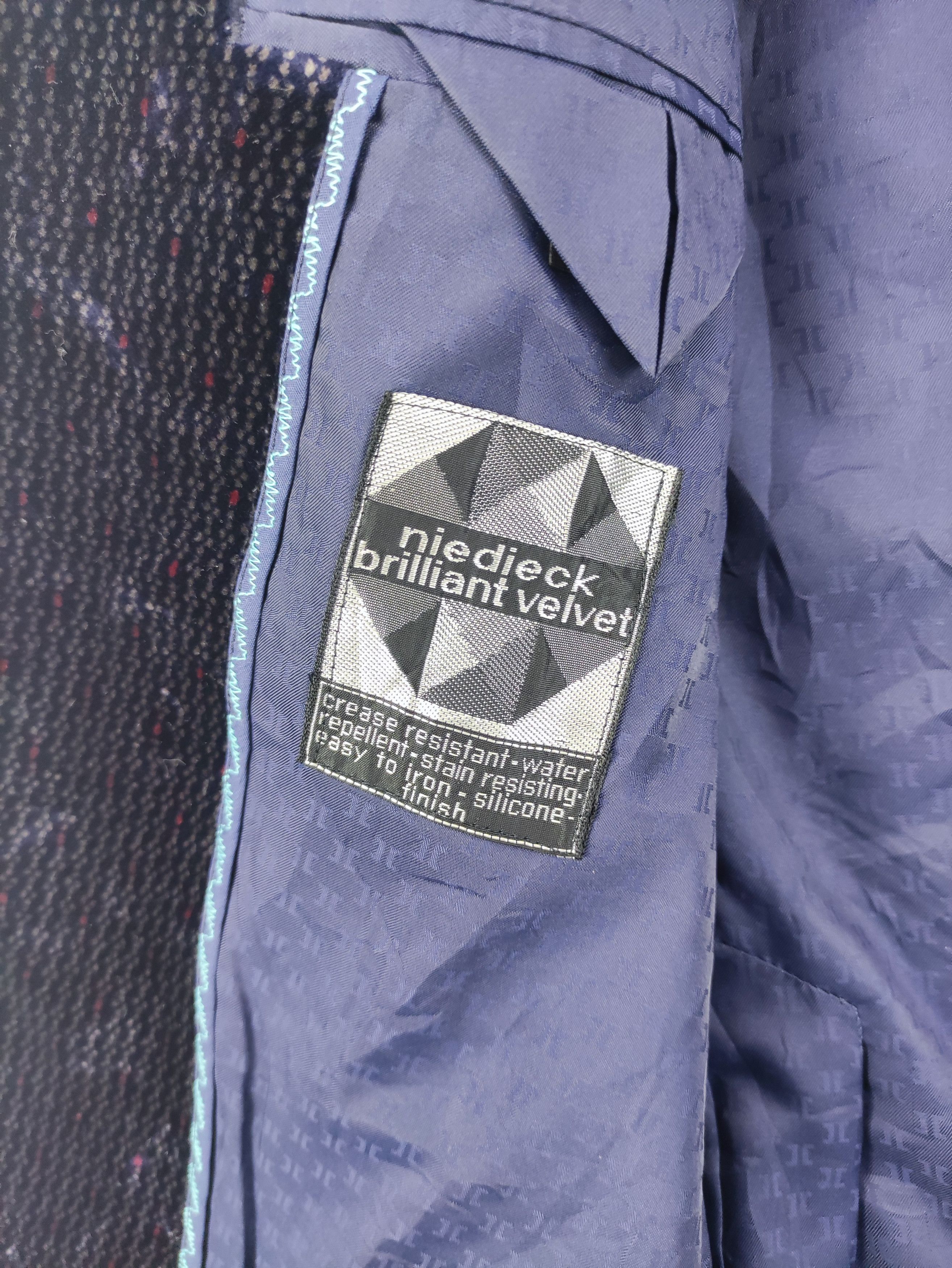 Vintage Vintage Niedieck Brilliant Velvet Blazer Coat Jacket Size US M / EU 48-50 / 2 - 3 Thumbnail