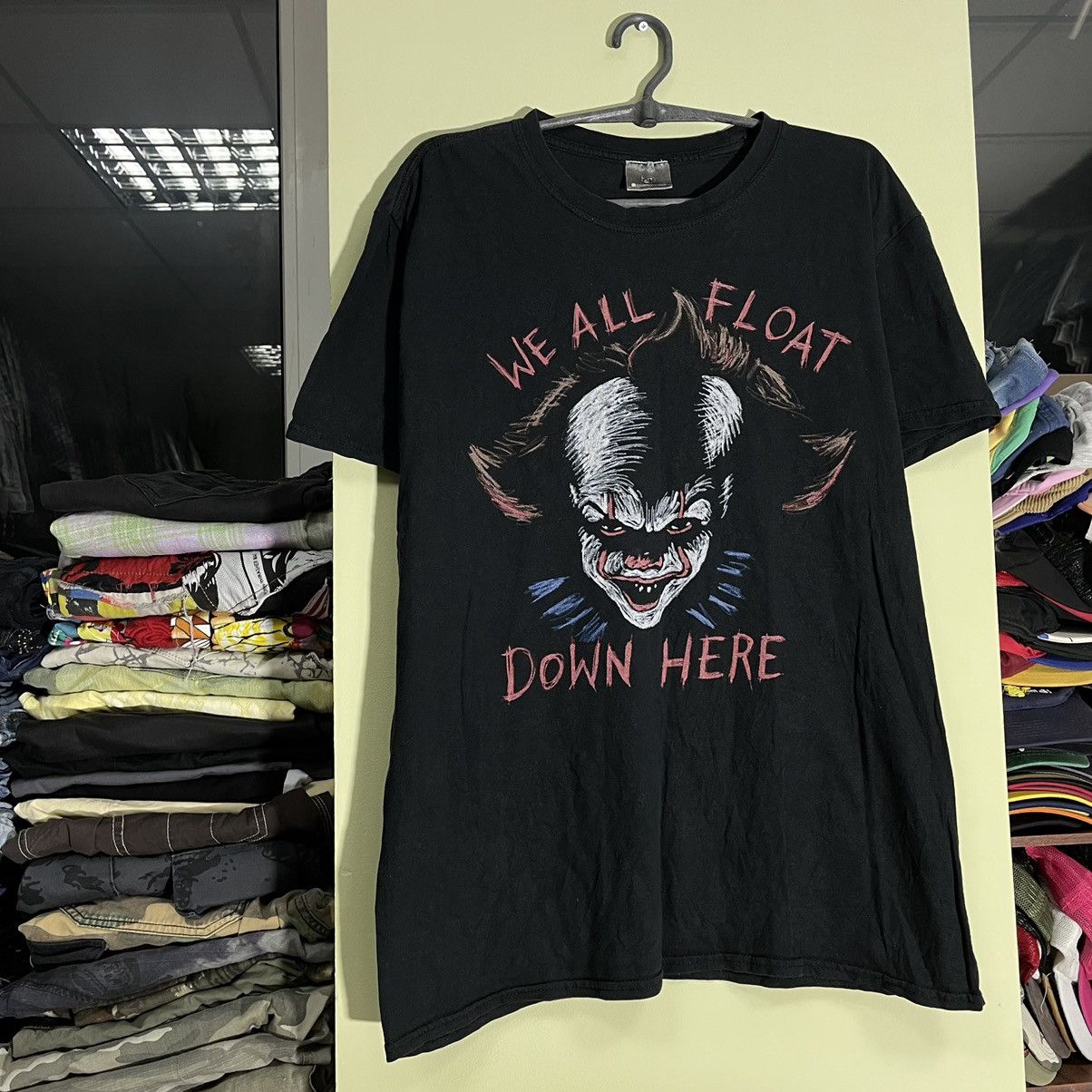 Vintage Vintage 90s Horror Graphic Tee Clown Skull Dark Punk Baggy L Size US L / EU 52-54 / 3 - 3 Thumbnail
