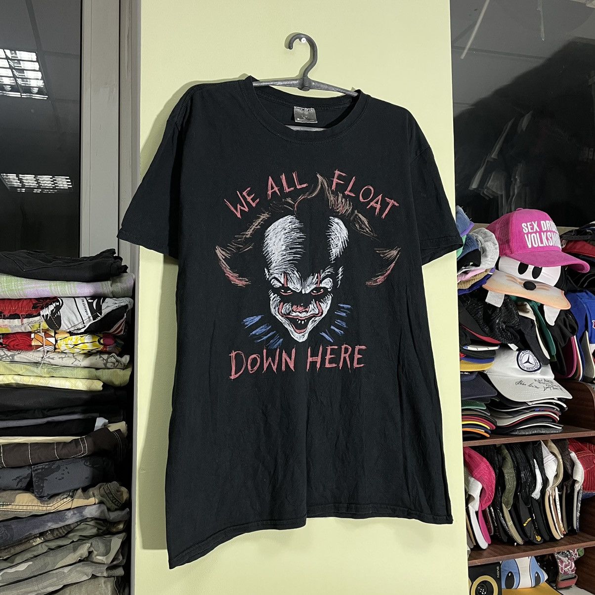 Vintage Vintage 90s Horror Graphic Tee Clown Skull Dark Punk Baggy L Size US L / EU 52-54 / 3 - 2 Thumbnail