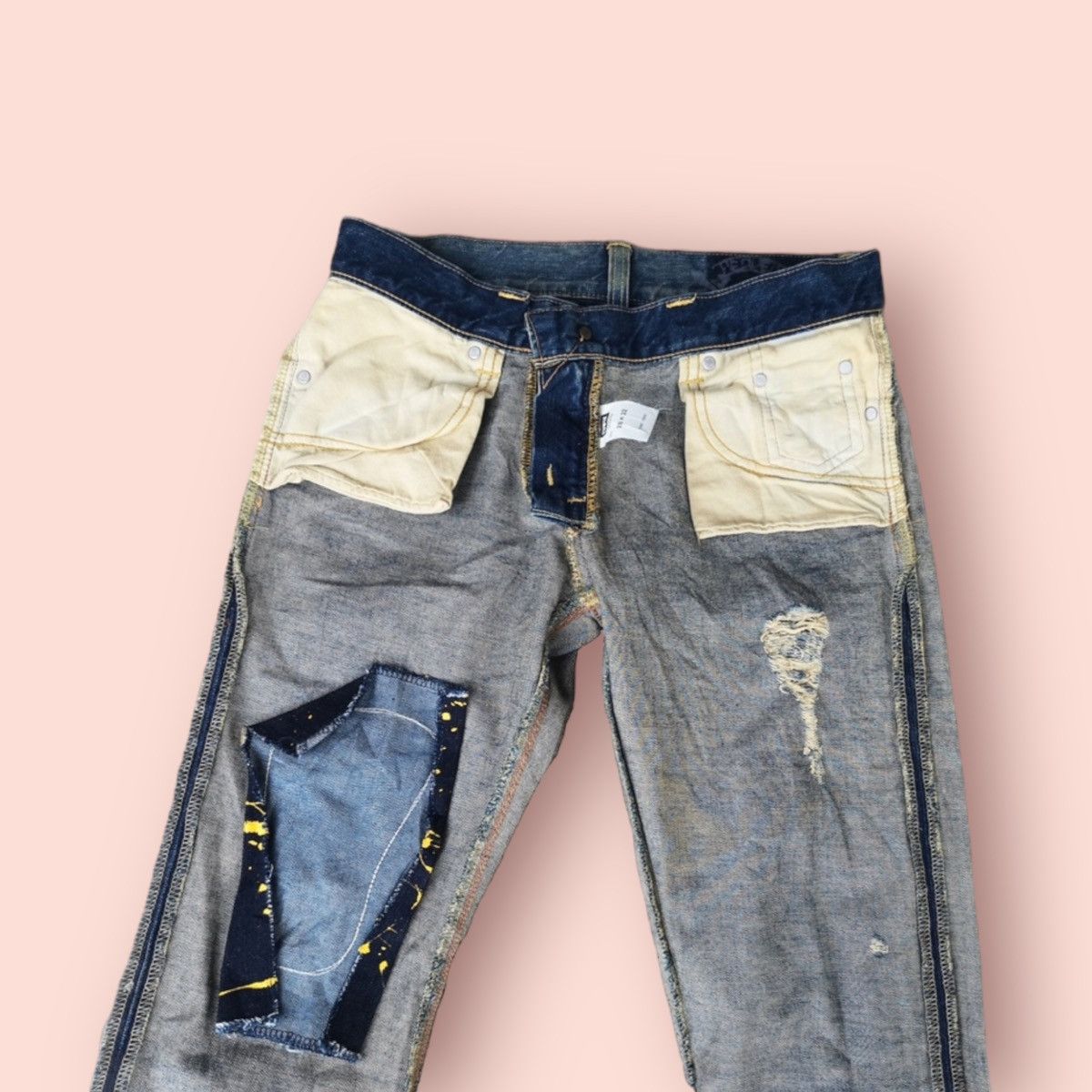 Edwin × If Six Was Nine VINTAGE EDWIN 53533 DISTRESSED REBEL JEANS Size US 28 / EU 44 - 19 Thumbnail