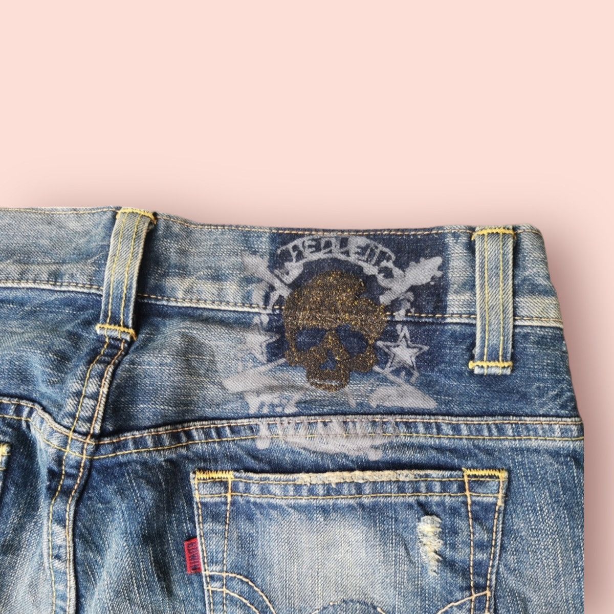 Edwin × If Six Was Nine VINTAGE EDWIN 53533 DISTRESSED REBEL JEANS Size US 28 / EU 44 - 23 Thumbnail