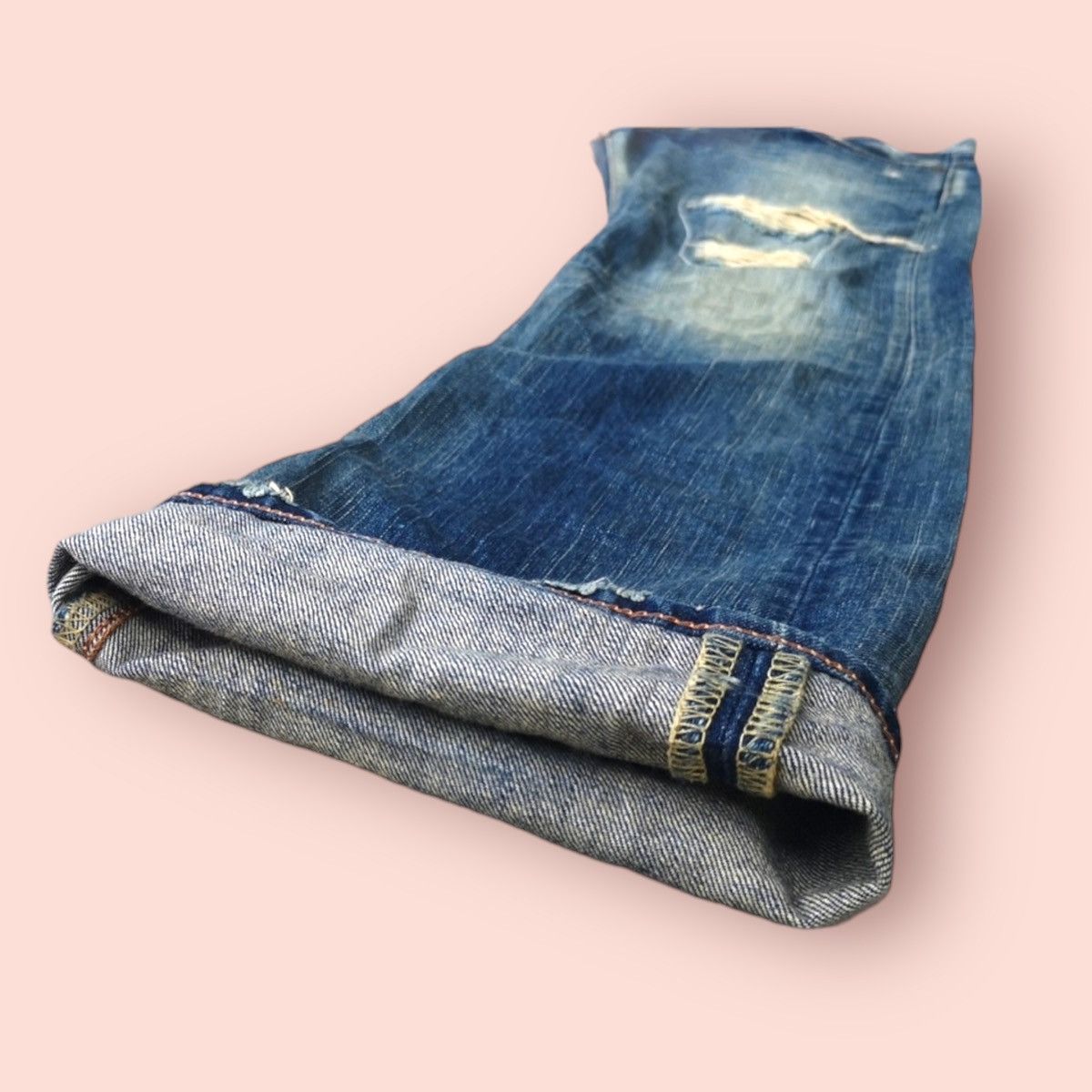 Edwin × If Six Was Nine VINTAGE EDWIN 53533 DISTRESSED REBEL JEANS Size US 28 / EU 44 - 11 Thumbnail