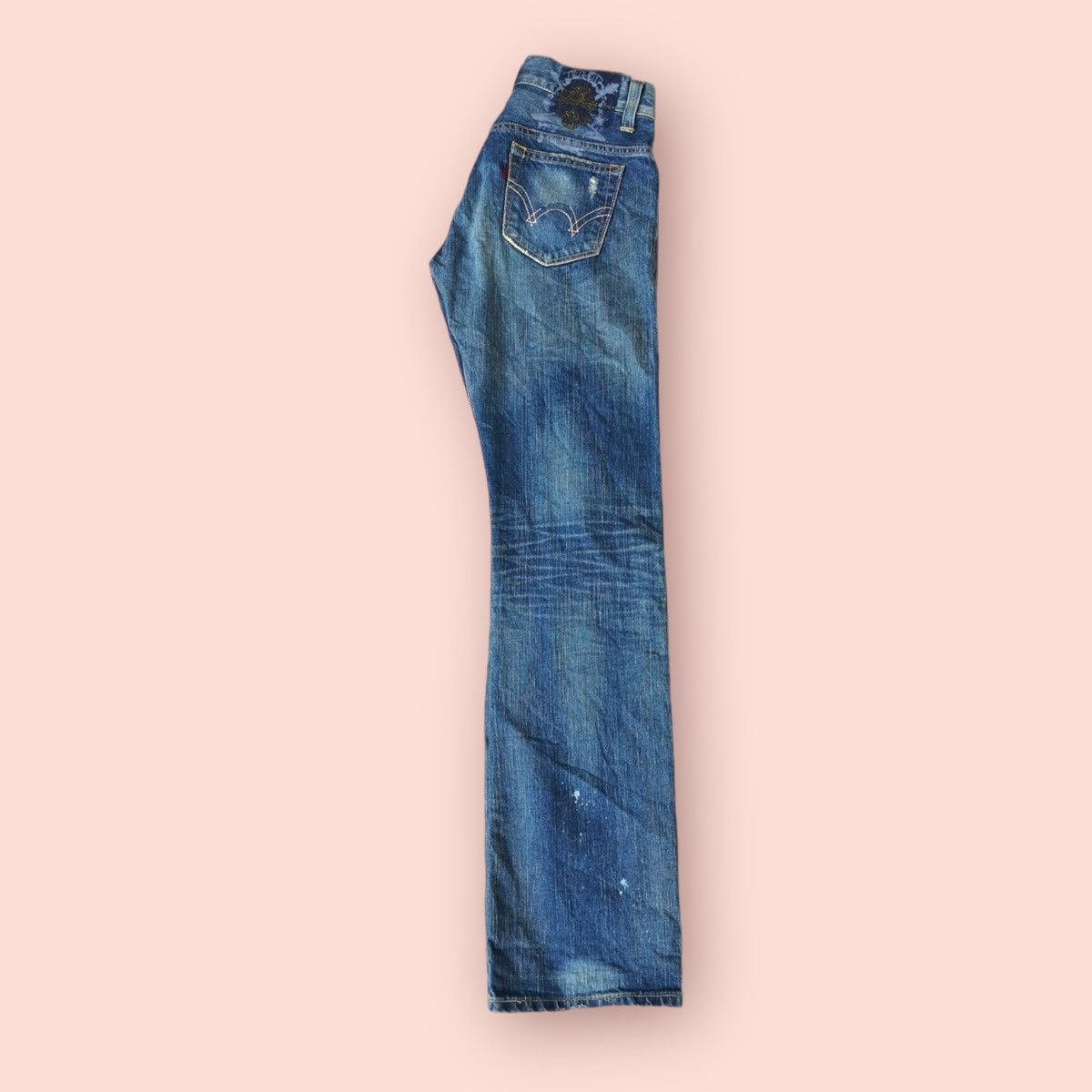 Edwin × If Six Was Nine VINTAGE EDWIN 53533 DISTRESSED REBEL JEANS Size US 28 / EU 44 - 9 Thumbnail
