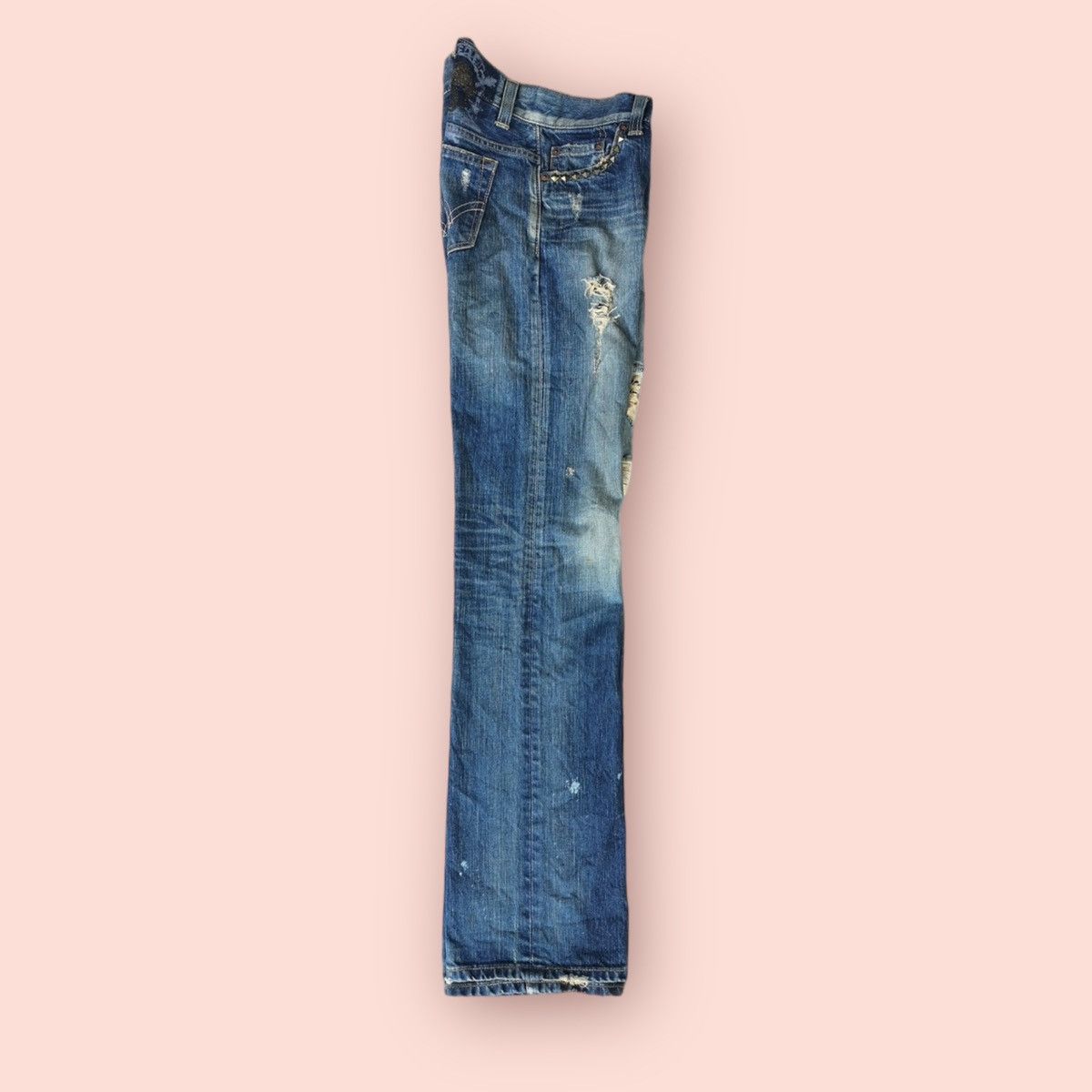 Edwin × If Six Was Nine VINTAGE EDWIN 53533 DISTRESSED REBEL JEANS Size US 28 / EU 44 - 8 Thumbnail