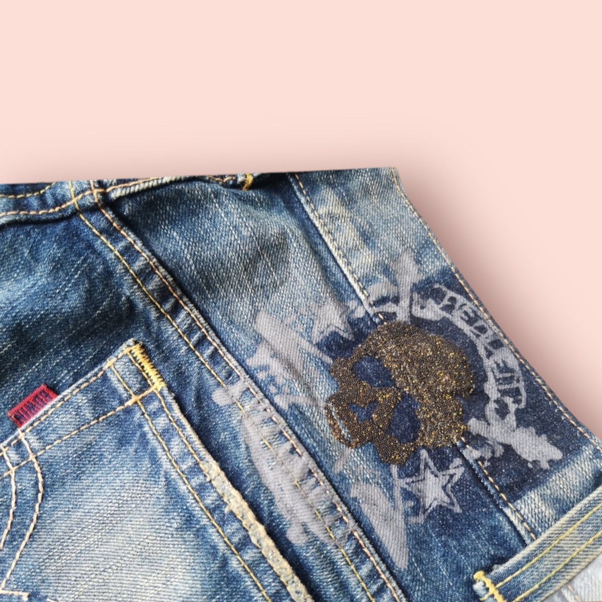 Edwin × If Six Was Nine VINTAGE EDWIN 53533 DISTRESSED REBEL JEANS Size US 28 / EU 44 - 22 Thumbnail