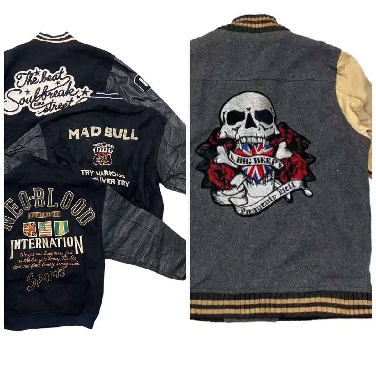 Vintage ‼️‼️ 4 Pieces Vintage Big Logo Varsity jacket Size US L / EU 52-54 / 3 - 1 Thumbnail