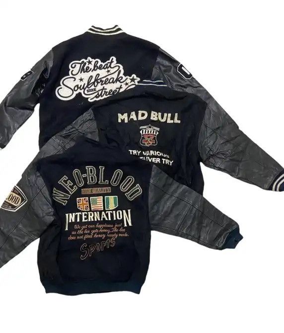 Vintage ‼️‼️ 4 Pieces Vintage Big Logo Varsity jacket Size US L / EU 52-54 / 3 - 2 Thumbnail