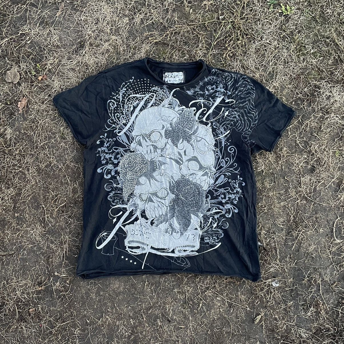 Vintage Vintage Y2K Graphic Tee Skull Horror Grunge Dark Aesthetic M Size US M / EU 48-50 / 2 - 1 Thumbnail