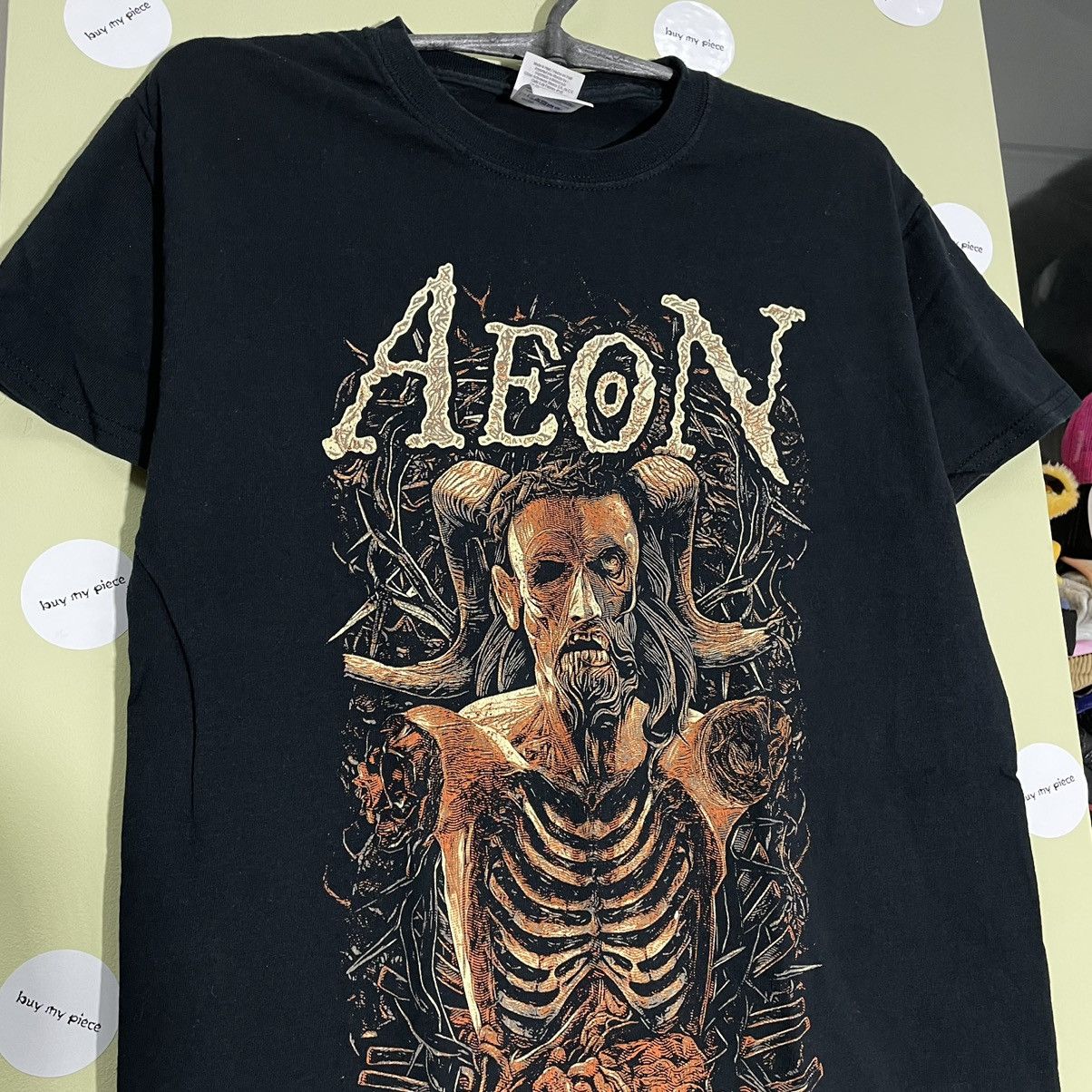 Vintage Vintage Y2K Graphic Tee Skull Horror Vamp Grunge Boxy Slim M Size US M / EU 48-50 / 2 - 5 Thumbnail