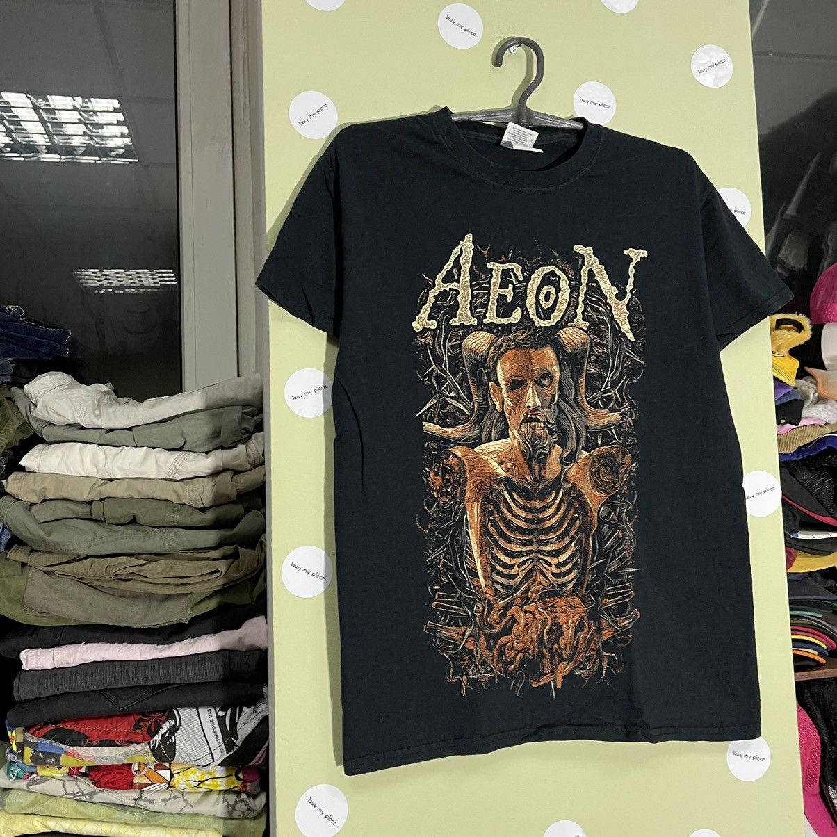 Vintage Vintage Y2K Graphic Tee Skull Horror Vamp Grunge Boxy Slim M Size US M / EU 48-50 / 2 - 2 Thumbnail