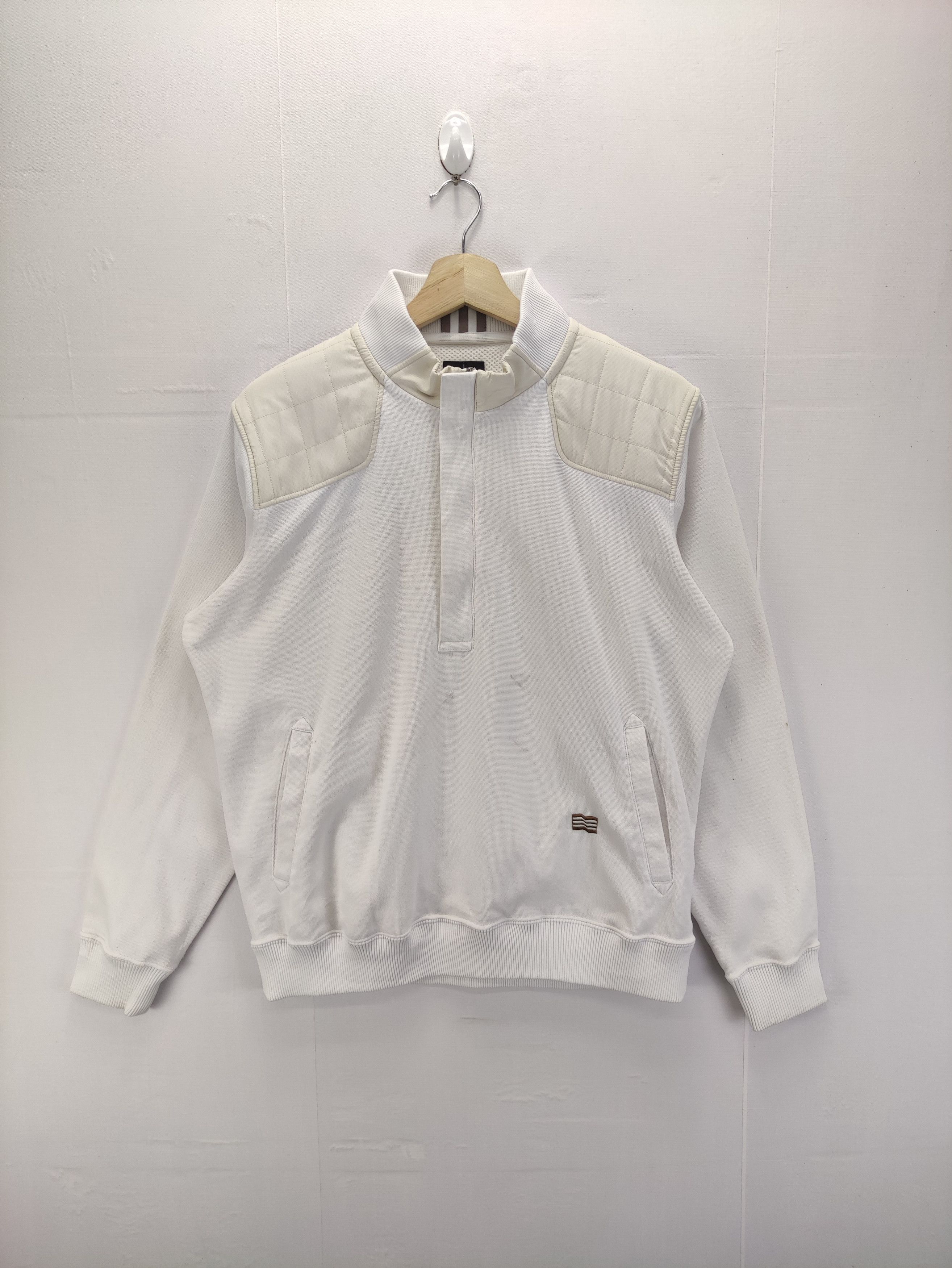 Adidas Adidas Sweater Jumper Half Zipper Size US L / EU 52-54 / 3 - 1 Thumbnail