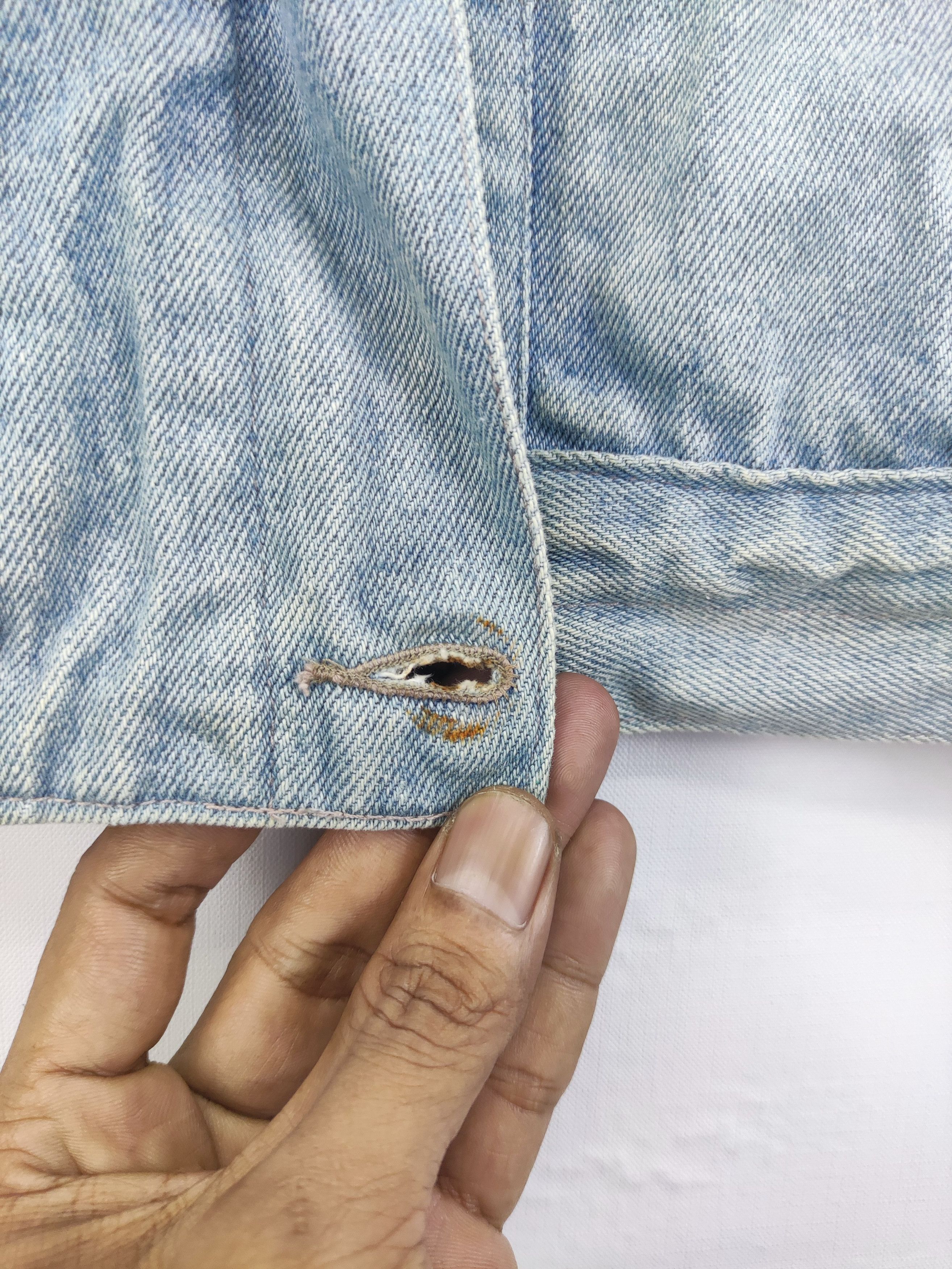 Denime Vintage Tres Sportswear Denim Jacket Zipper Size XL / US 12-14 / IT 48-50 - 2 Thumbnail