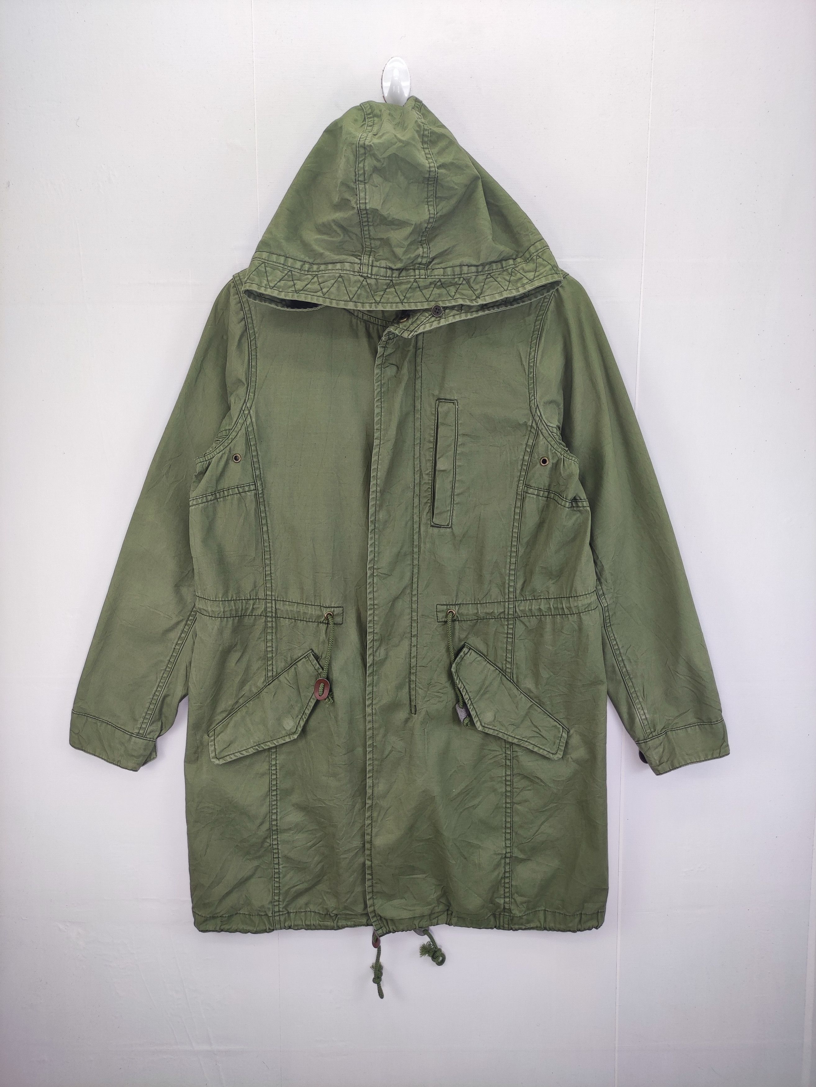 Japanese Brand Vintage Parka Jacket Zipper Hoodie Unbrand Size S / US 4 / IT 40 - 1 Thumbnail