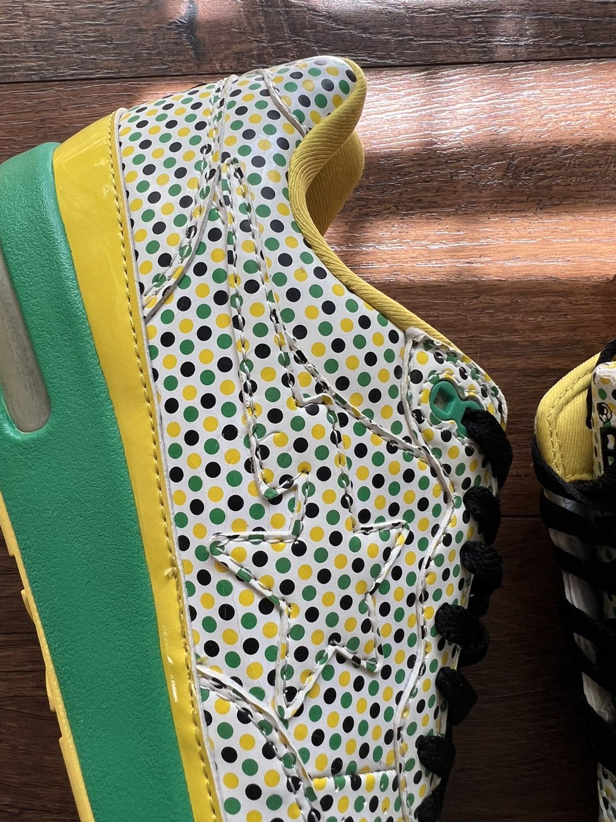 Bape 2006 bape polka dot roadsta Brazil Size US 8.5 / EU 41-42 - 4 Thumbnail